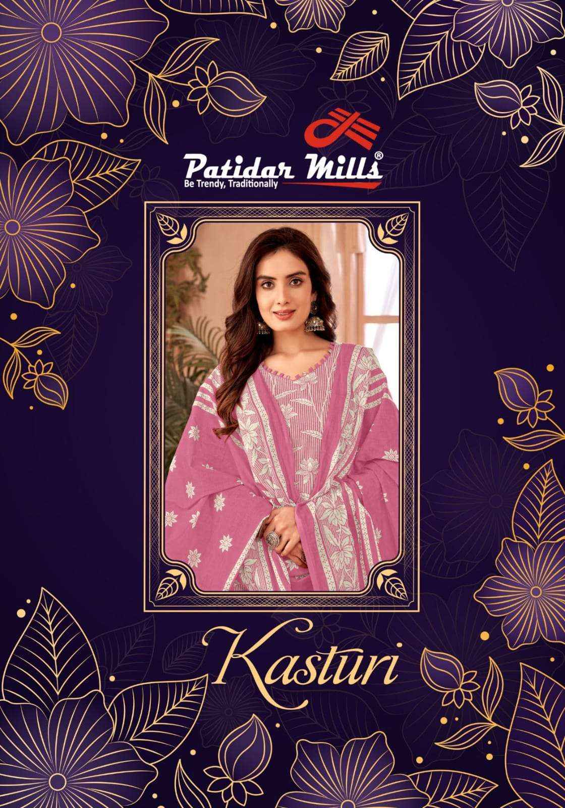 Patidar Kasturi Cotton Printed Salwar Kameez At Wholesale Price ( 8 pcs Catalogue )