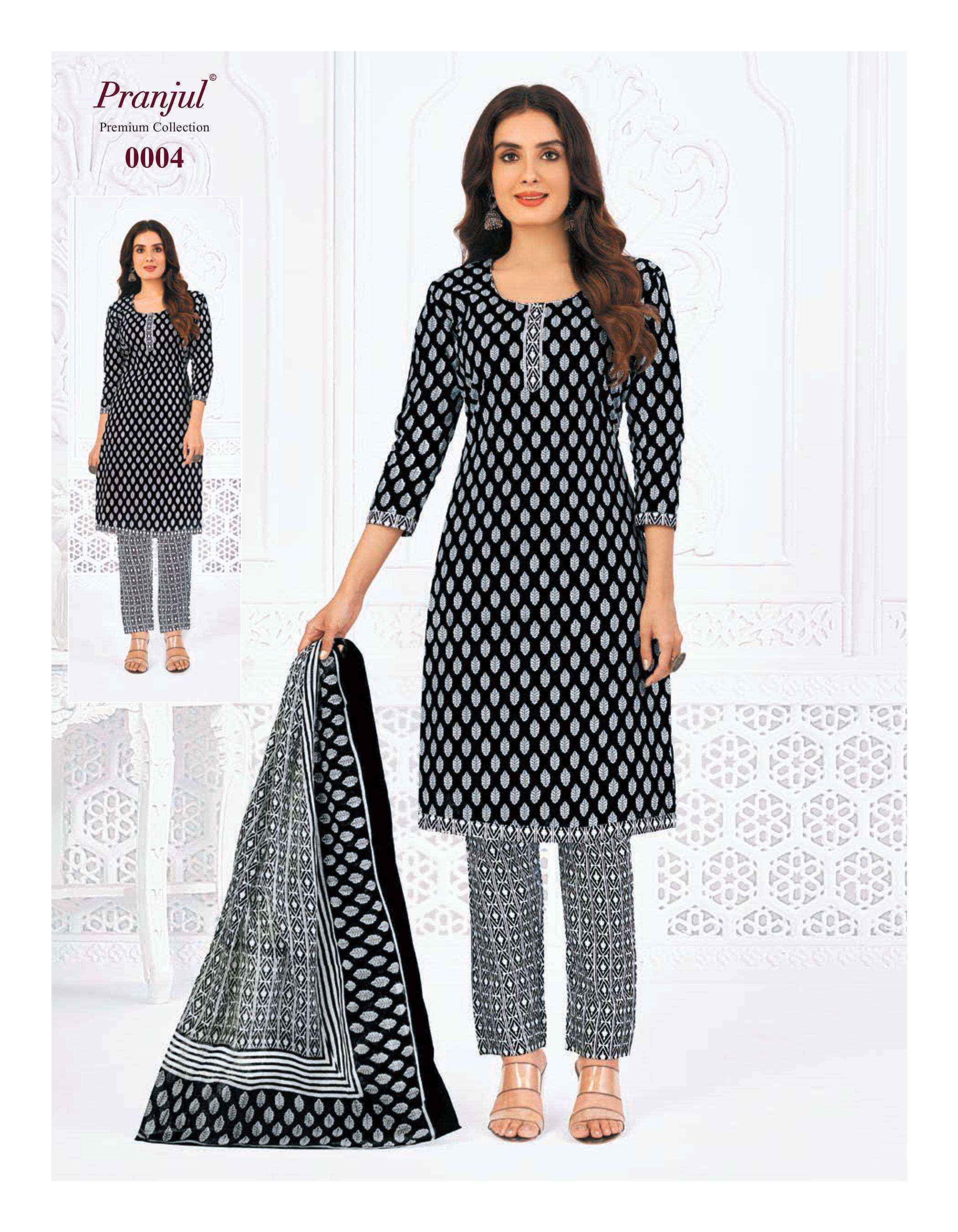 Pranjul Fashion Priyanka Vol 24 Wholesale Cotton Salwar Kameez ( 36 pcs Catalogue )