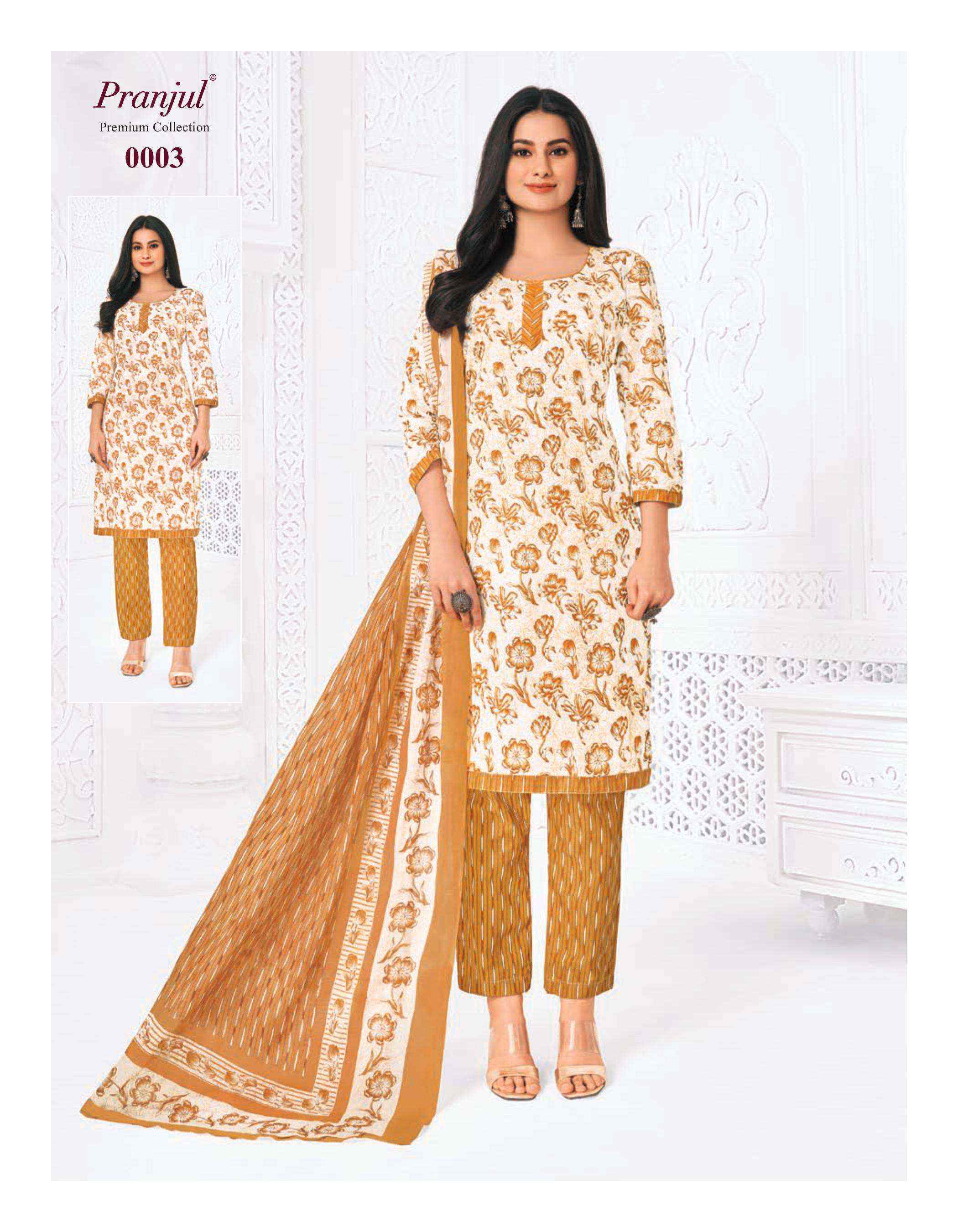 Pranjul Fashion Priyanka Vol 24 Wholesale Cotton Salwar Kameez ( 36 pcs Catalogue )
