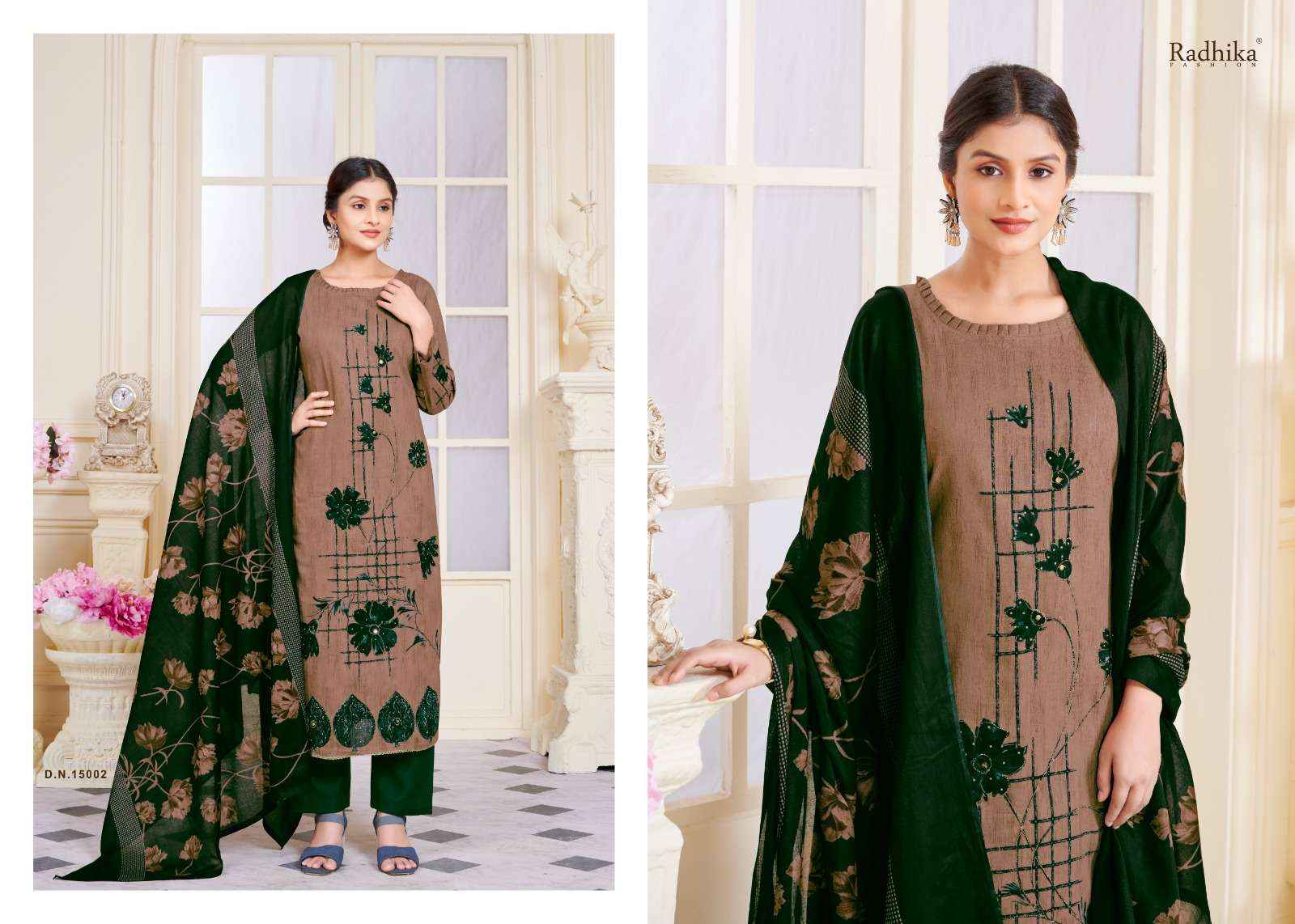Radhika Azara Tahira Exclusive Cotton Ladies Salwar Kameez ( 4 Pcs Catalogue )