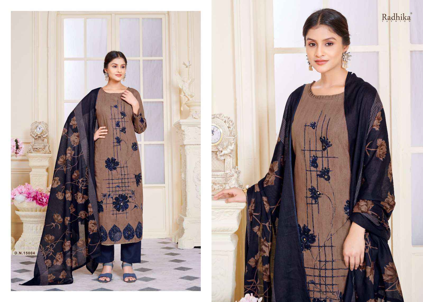 Radhika Azara Tahira Exclusive Cotton Ladies Salwar Kameez ( 4 Pcs Catalogue )
