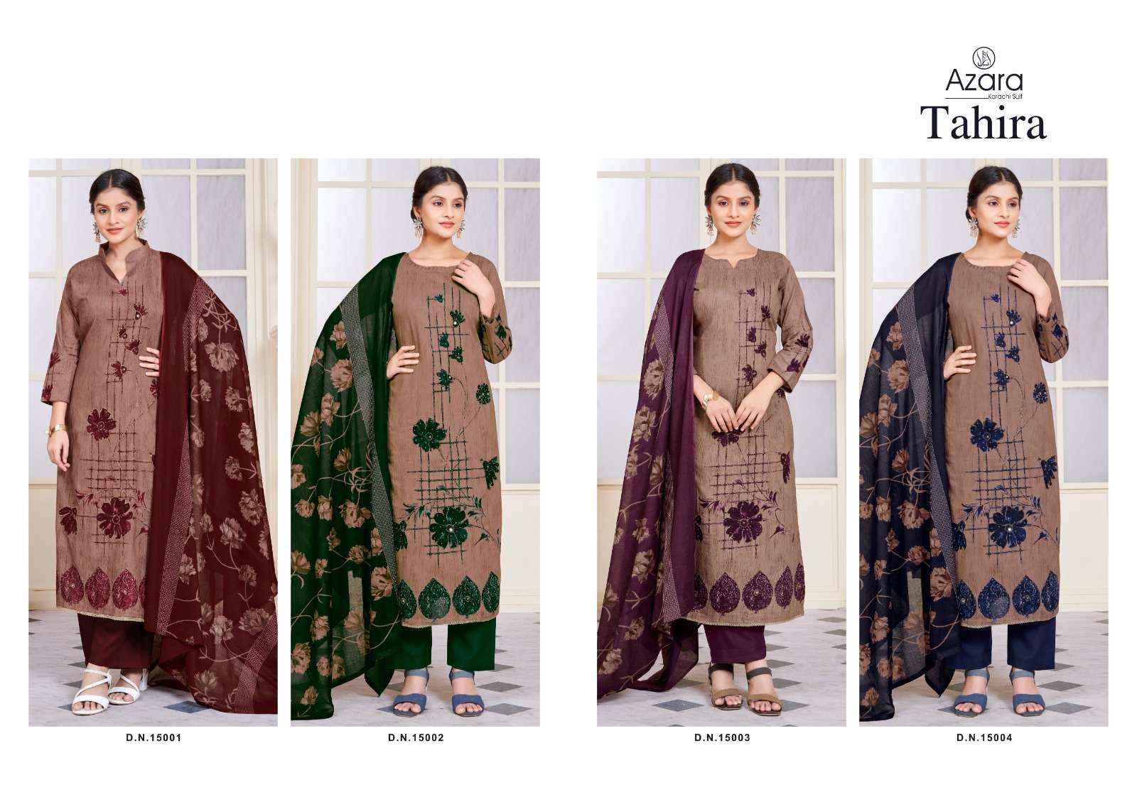 Radhika Azara Tahira Exclusive Cotton Ladies Salwar Kameez ( 4 Pcs Catalogue )