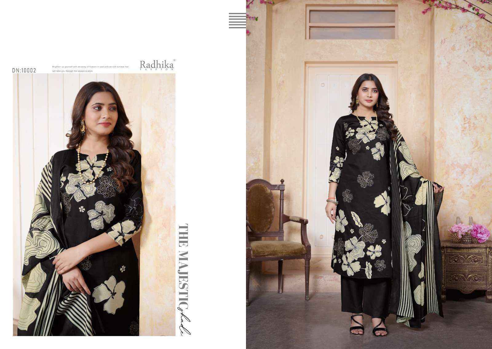 Radhika Fashion Azara Gulbagh Vol 4 Jam Cotton Salwar Kameez Wholesale Price ( 4 Pcs Catalog )