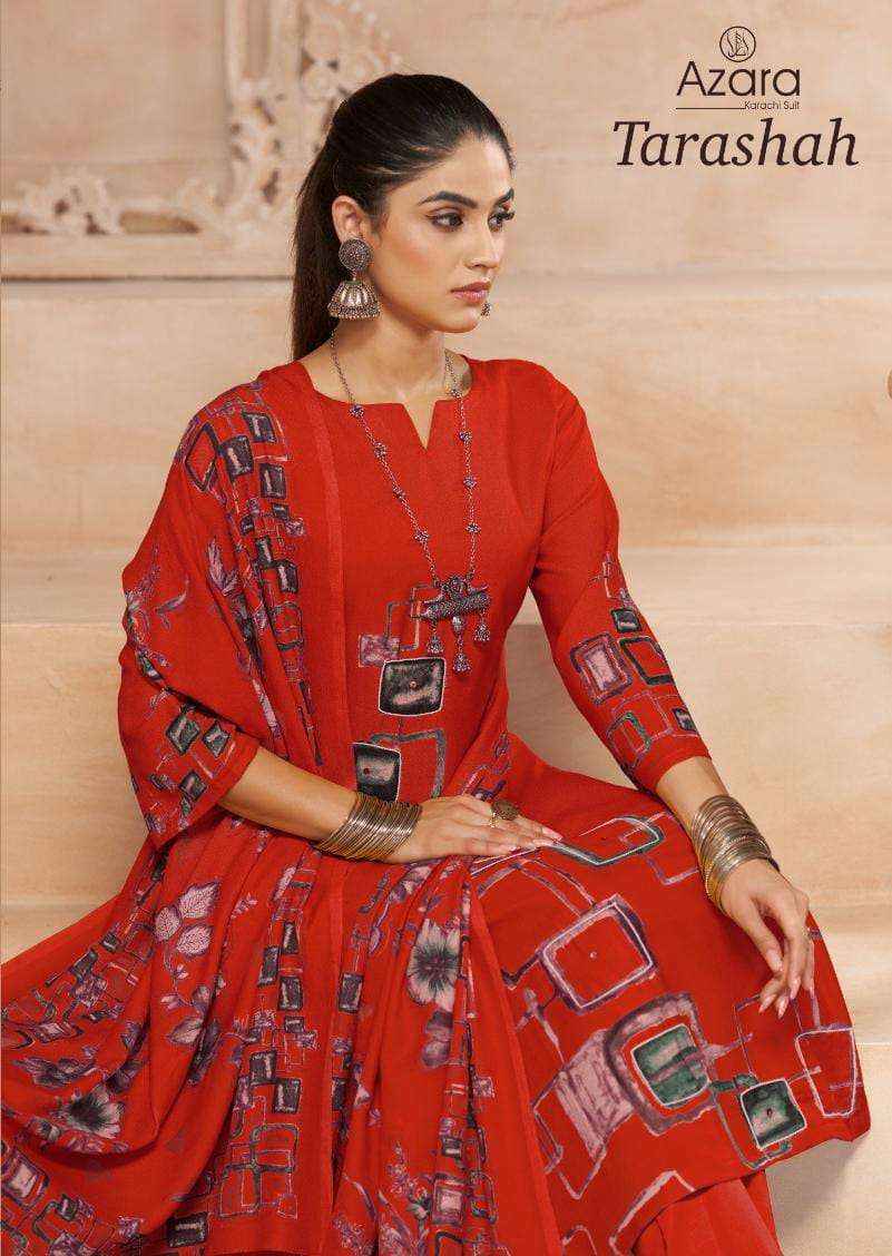 Radhika Fashion Azara Tarashah Viscouse Salwar Kameez Wholesale Price ( 4 Pcs catalog )