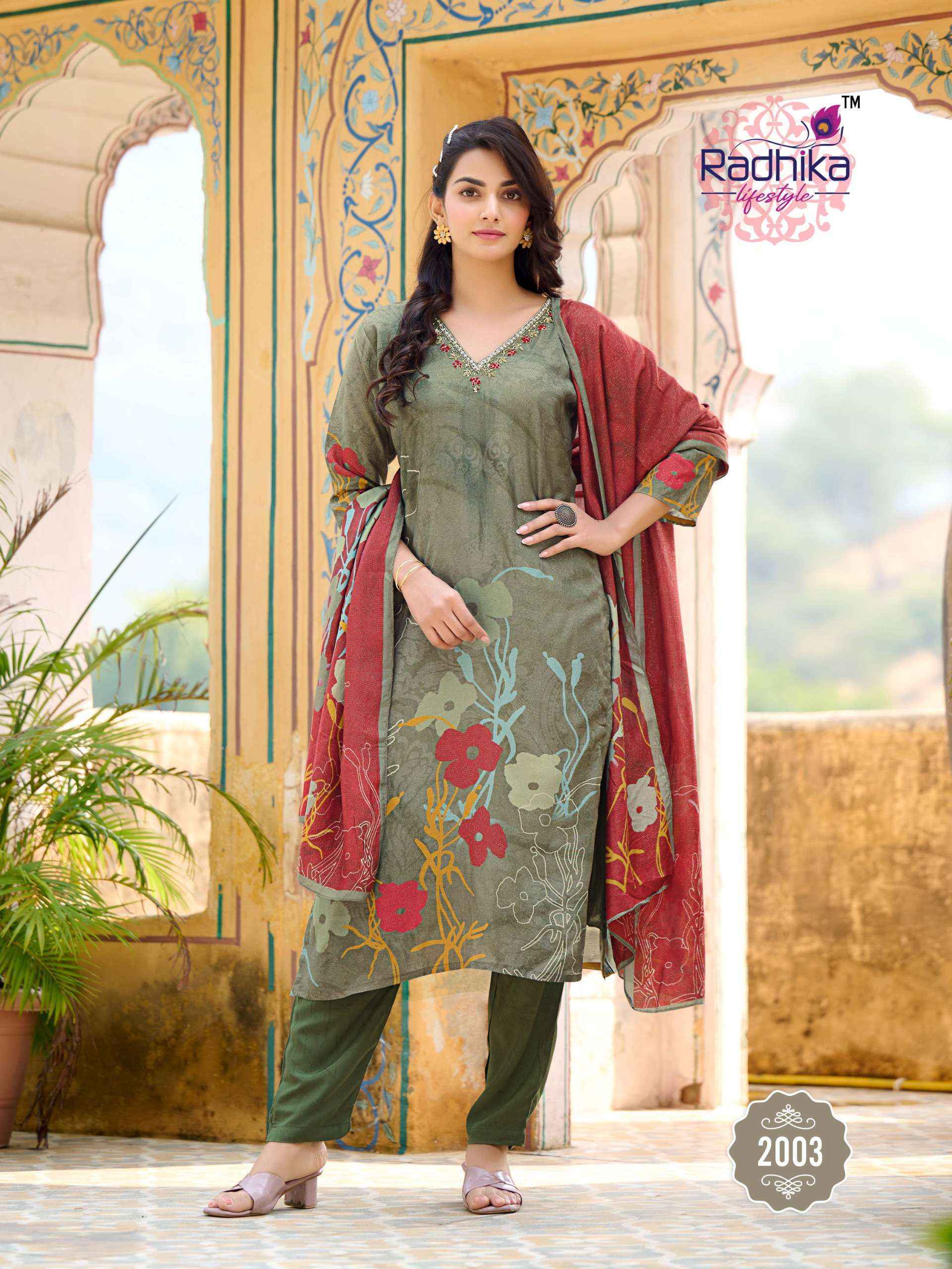 Radhika Lifestyle Festive Diaries Vol 2 Muslin Kurti Combo wholesale price ( 6 pcs catalog )