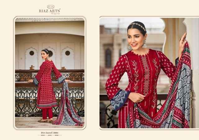 Riaz Arts Bin Saeed Vol 3 Wholesale Pakistani Salwar Kameez ( 8 pcs Catalogue )