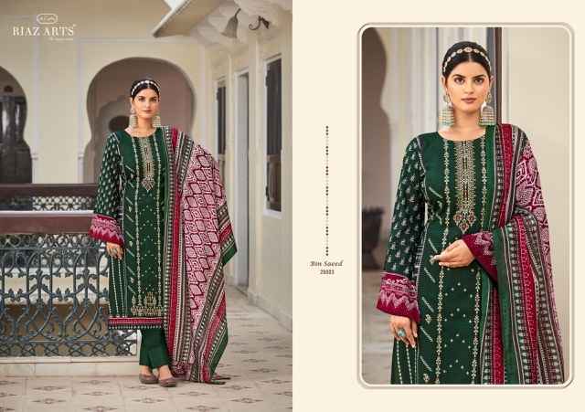 Riaz Arts Bin Saeed Vol 3 Wholesale Pakistani Salwar Kameez ( 8 pcs Catalogue )