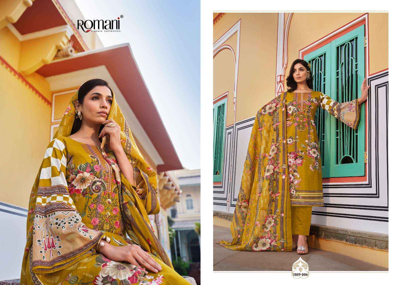 Romani Aarzu Vol 6 Cotton salwar kameez wholesale price ( 8 pcs catalog )