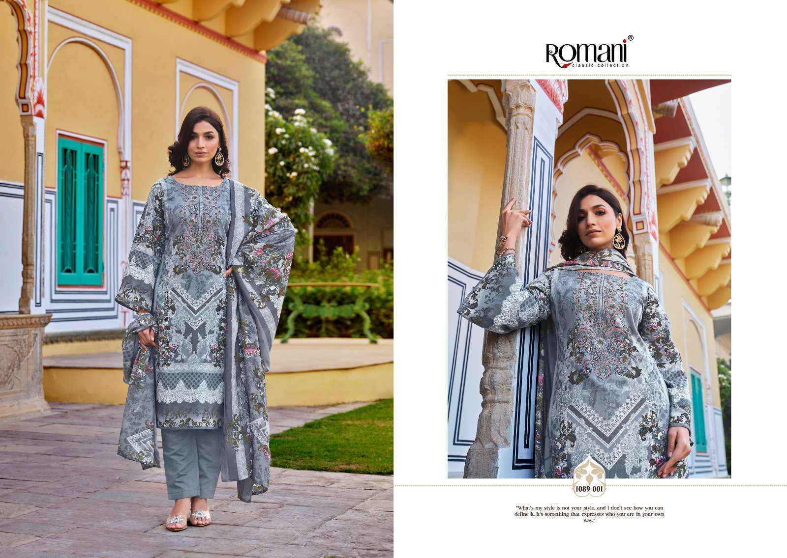 Romani Aarzu Vol 6 Cotton salwar kameez wholesale price ( 8 pcs catalog )