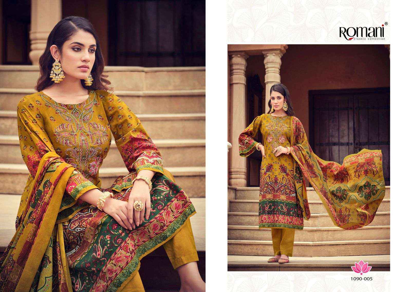 ROMANI AARZU VOL 7 WHOLESALE COTTON SALWAR KAMEEZ ( 8 PCS CATALOGUE )