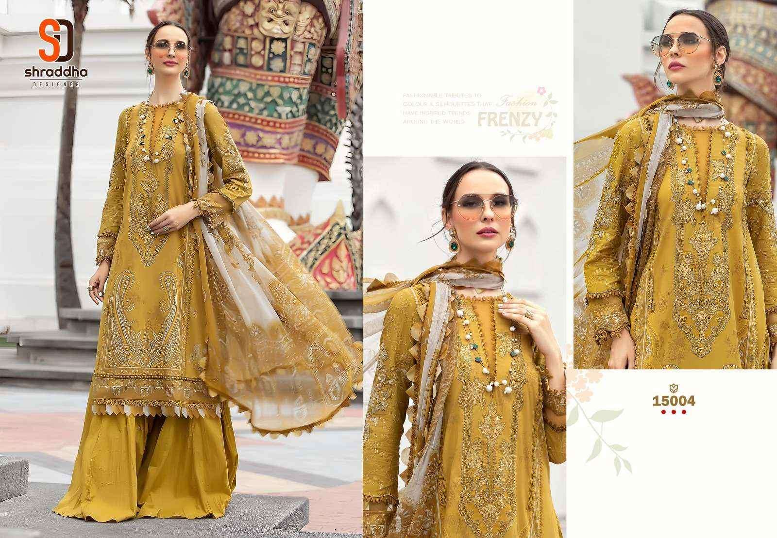 Sharaddha Designer M Print Vol 15 Lawn Cotton Salwar Kameez Wholesale Price ( 6 Pcs Catalog )