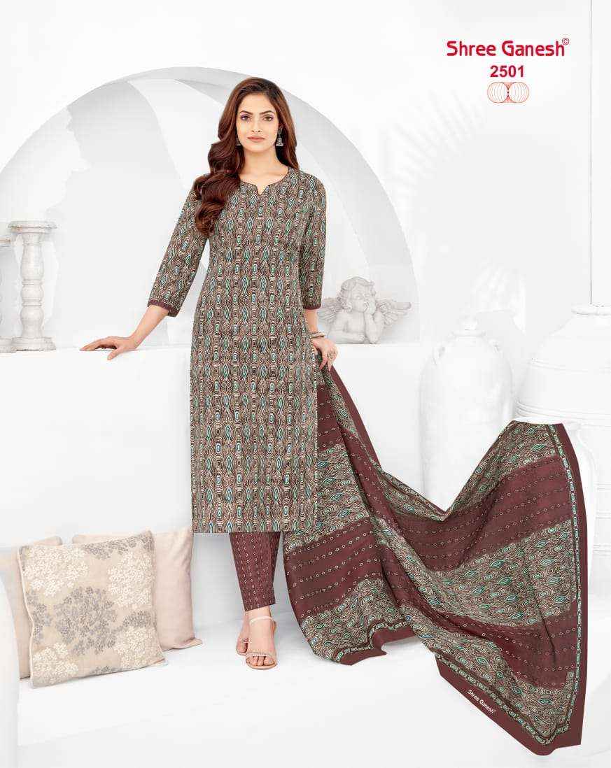 SHREE GANESH SAMAIYRA VOL 15 WHOLESALE COTTON DRESS MATERIAL ( 18 PCS CATALOG )