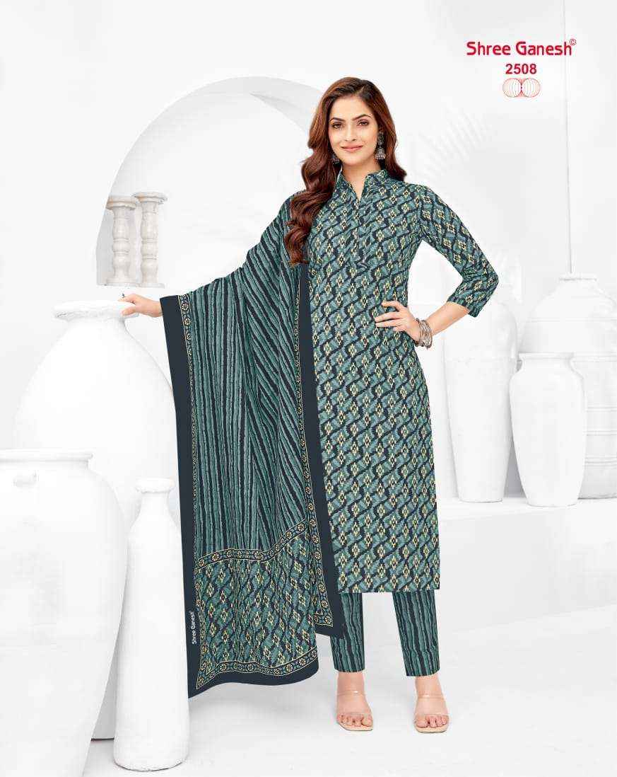 SHREE GANESH SAMAIYRA VOL 15 WHOLESALE COTTON DRESS MATERIAL ( 18 PCS CATALOG )