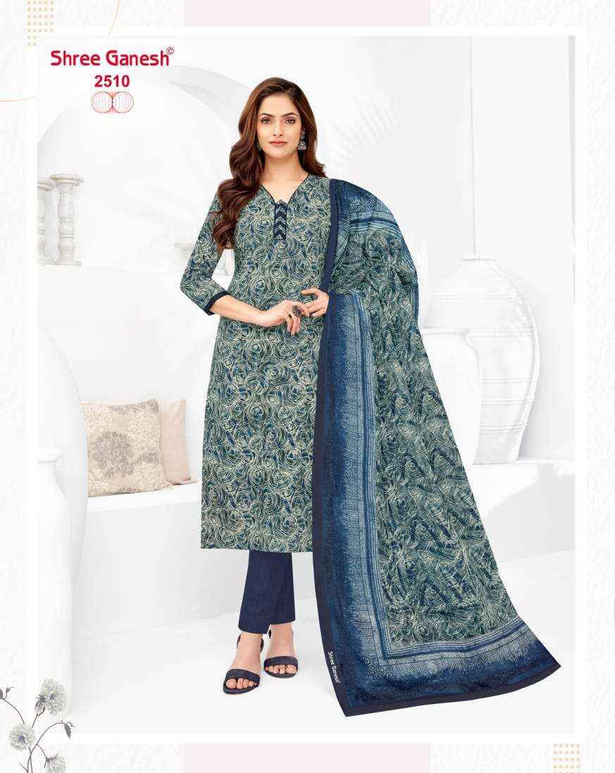 SHREE GANESH SAMAIYRA VOL 15 WHOLESALE COTTON DRESS MATERIAL ( 18 PCS CATALOG )