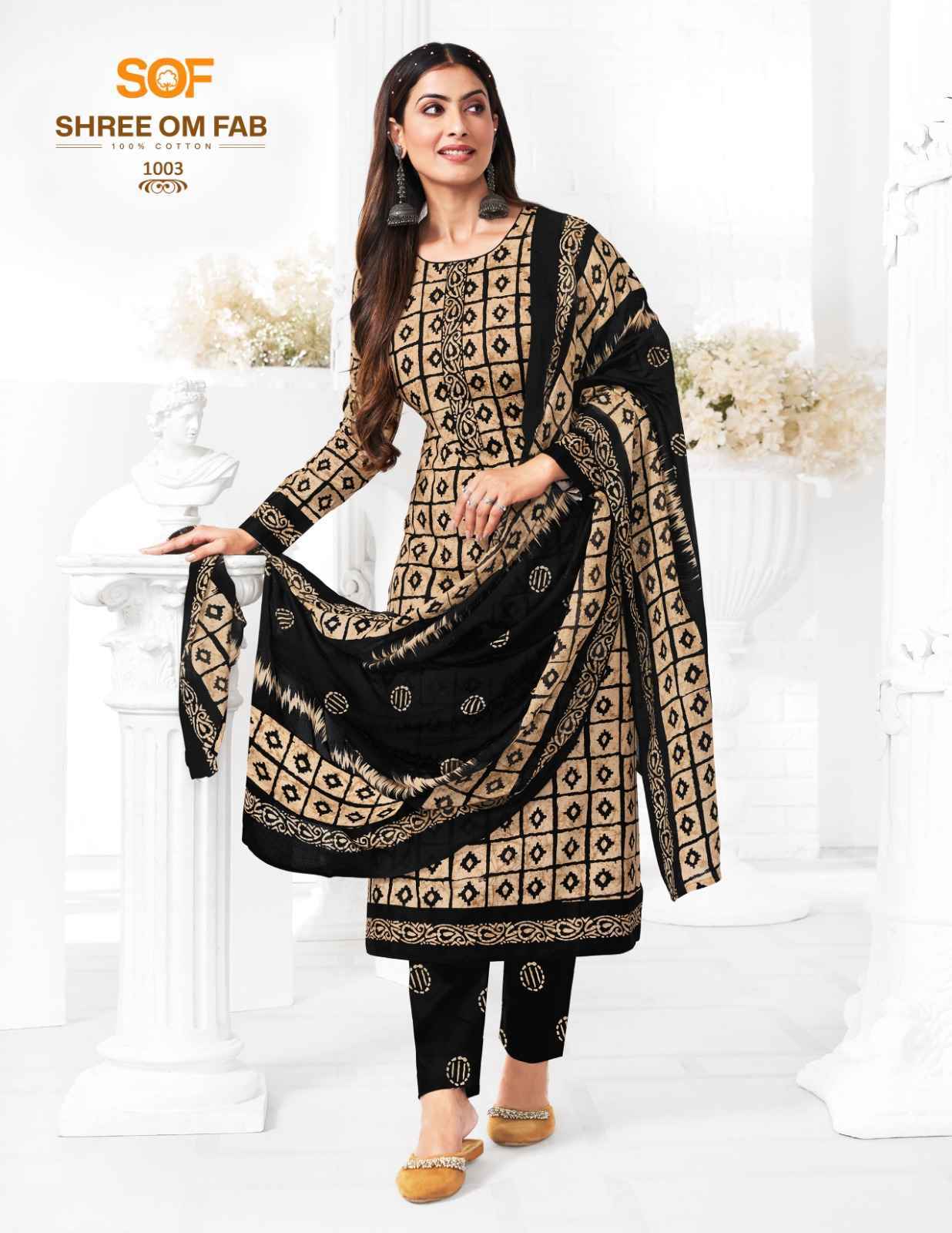 Shree Om Fab Batik Special Vol 1 Cotton Salwar Kameez Wholesale Price ( 10 Pcs Catalogue )