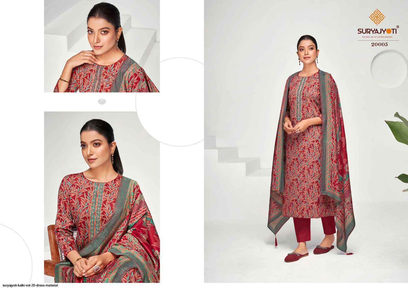 Suryajyoti Kalki Vol 20 Jam Satin salwar kameez Wholesale Price ( 8 Pcs Catalog )