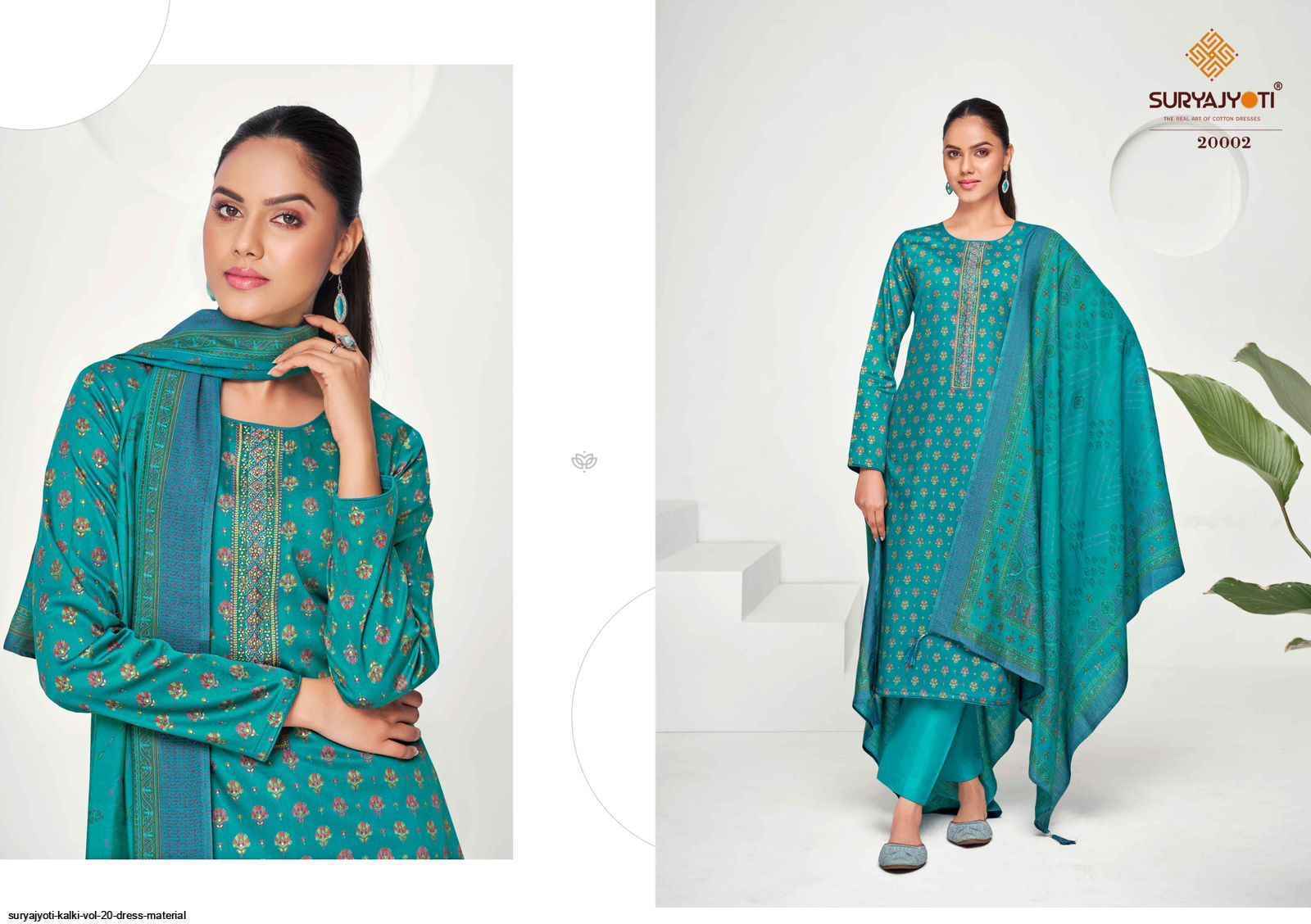 Suryajyoti Kalki Vol 20 Jam Satin salwar kameez Wholesale Price ( 8 Pcs Catalog )