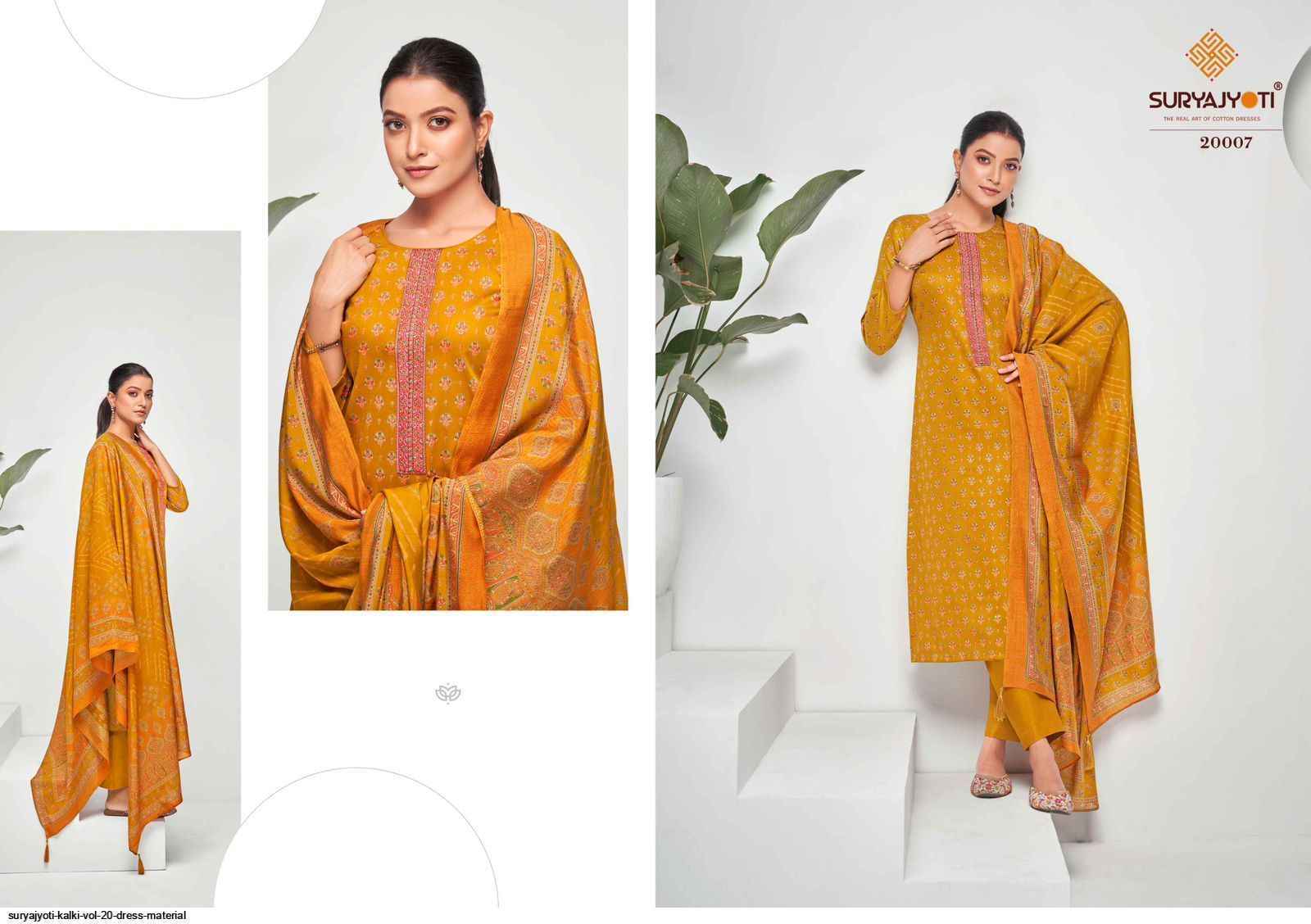 Suryajyoti Kalki Vol 20 Jam Satin salwar kameez Wholesale Price ( 8 Pcs Catalog )