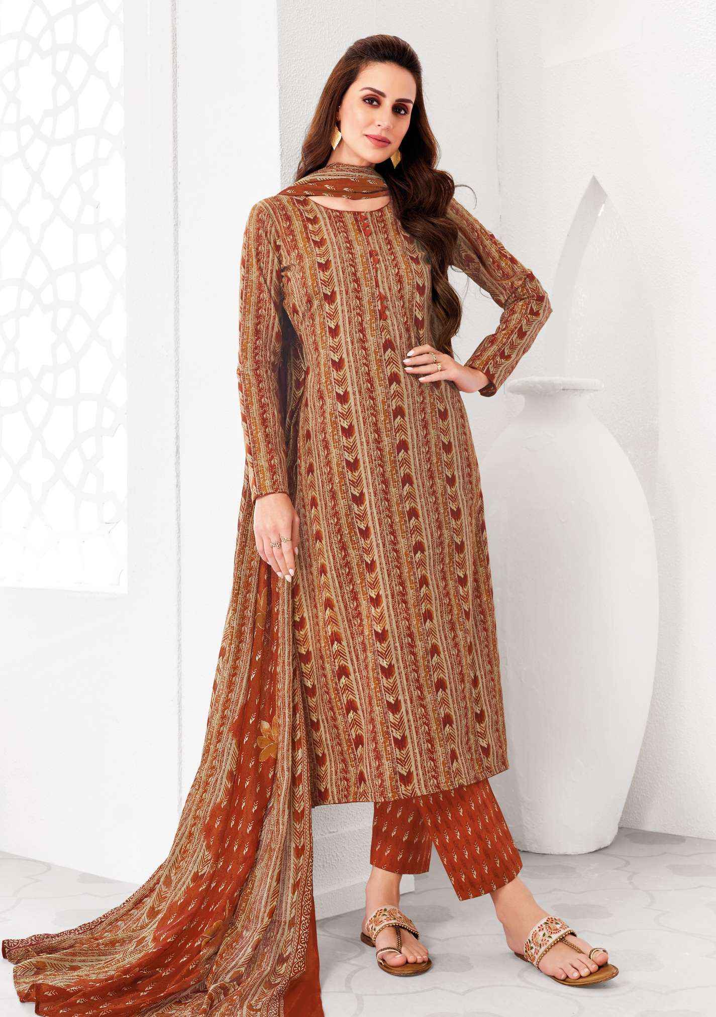 SURYAJYOTI POSHAK VOL 5 PURE COTTON SALWAR KAMEEZ ( 10 PCS CATALOG )