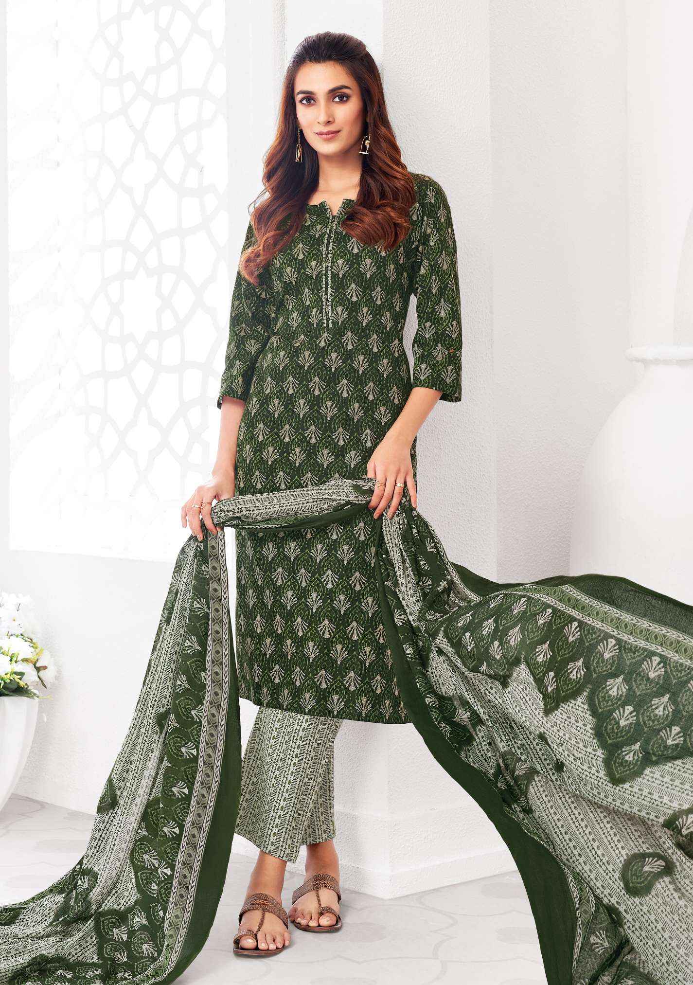 SURYAJYOTI POSHAK VOL 5 PURE COTTON SALWAR KAMEEZ ( 10 PCS CATALOG )