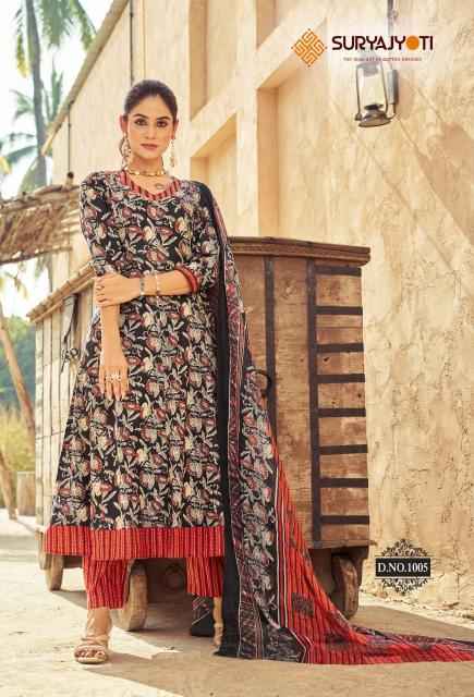 SURYAJYOTI RASHMIKA VOL-1 COTTON READYMADE SUITS ( 10 PCS CATALOGUE )