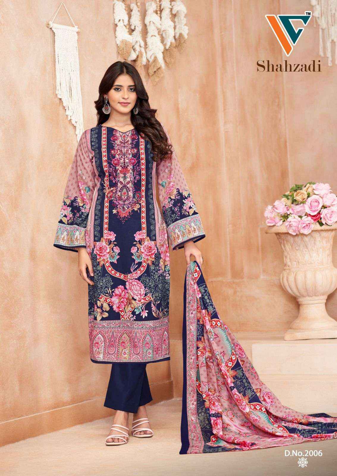 Vandana Creation Shahzadi Vol 2 Cotton salwar kameez wholesale price ( 8 pcs catalog )