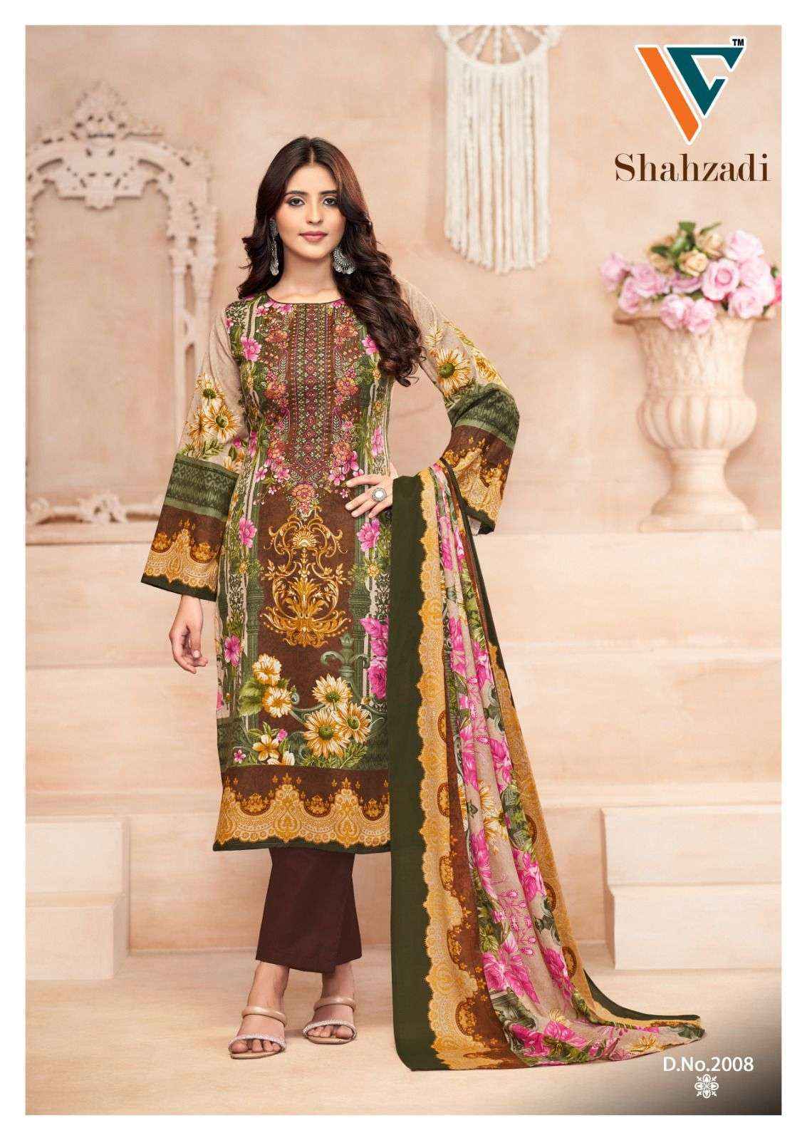 Vandana Creation Shahzadi Vol 2 Cotton salwar kameez wholesale price ( 8 pcs catalog )