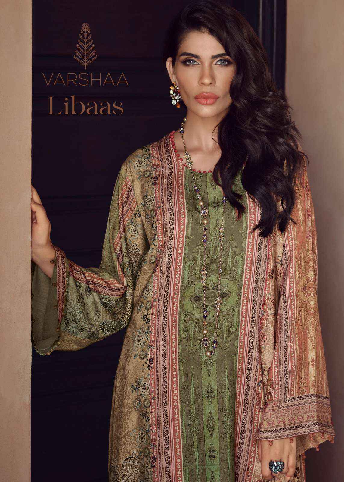 Varsha Libaas Digital Printed Crape Salwar Kameez Wholesale Price ( 5 Pcs Catalog )