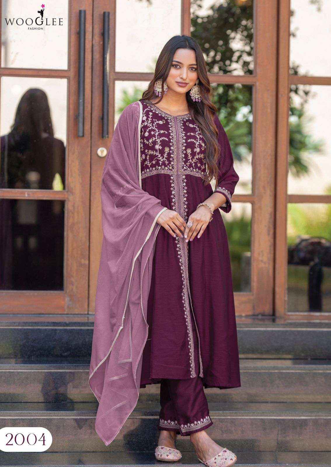 Wooglee Fashion Surkhi Designer Kurtis Catalog With Price ( 4 Pcs Catalogue )