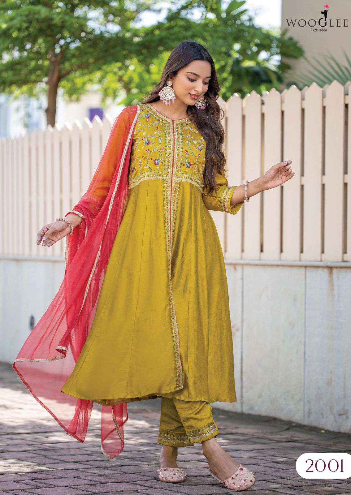 Wooglee Fashion Surkhi Designer Kurtis Catalog With Price ( 4 Pcs Catalogue )