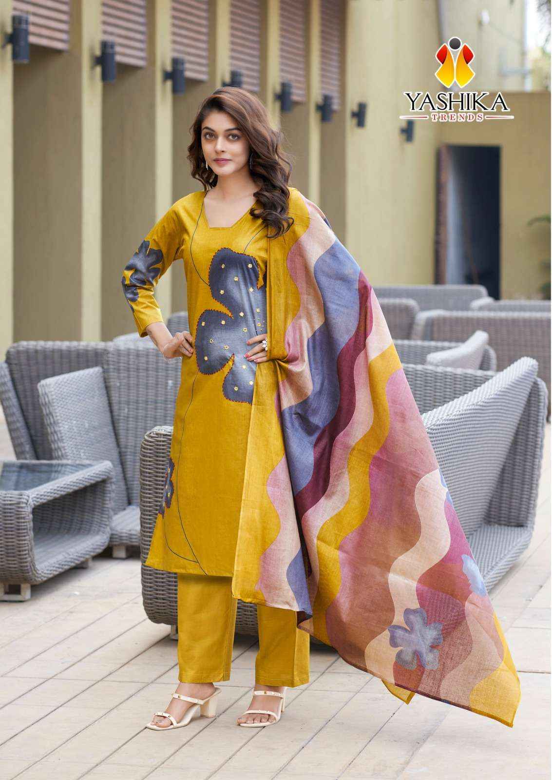 YASHIKA TRENDS DUA VOL 2 DIGITAL PRINTS WHOLESALE DRESS MATERIAL ( 8 PCS CATALOGUE )