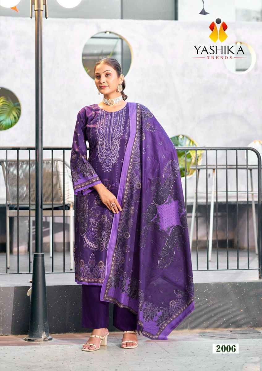 Yashika Trends Naira C Cotton salwar kameez wholesale price ( 8 pcs catalog )