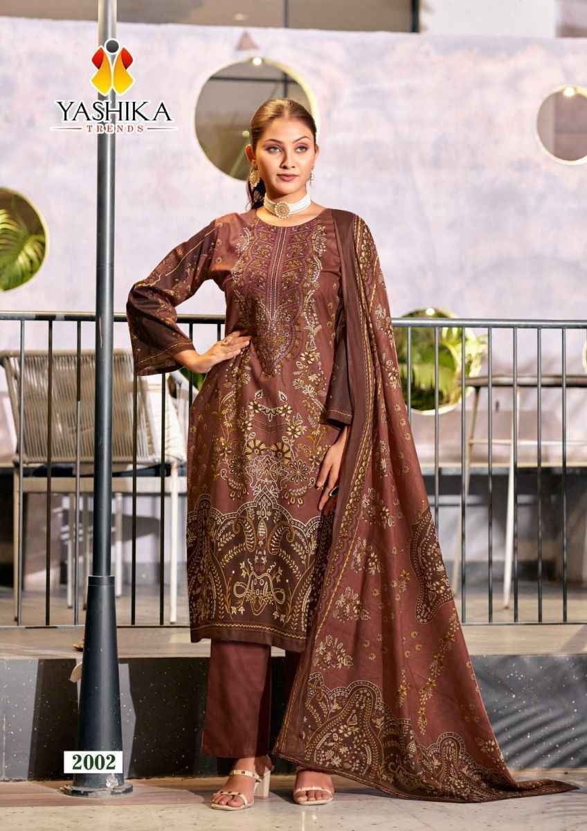 Yashika Trends Naira C Cotton salwar kameez wholesale price ( 8 pcs catalog )