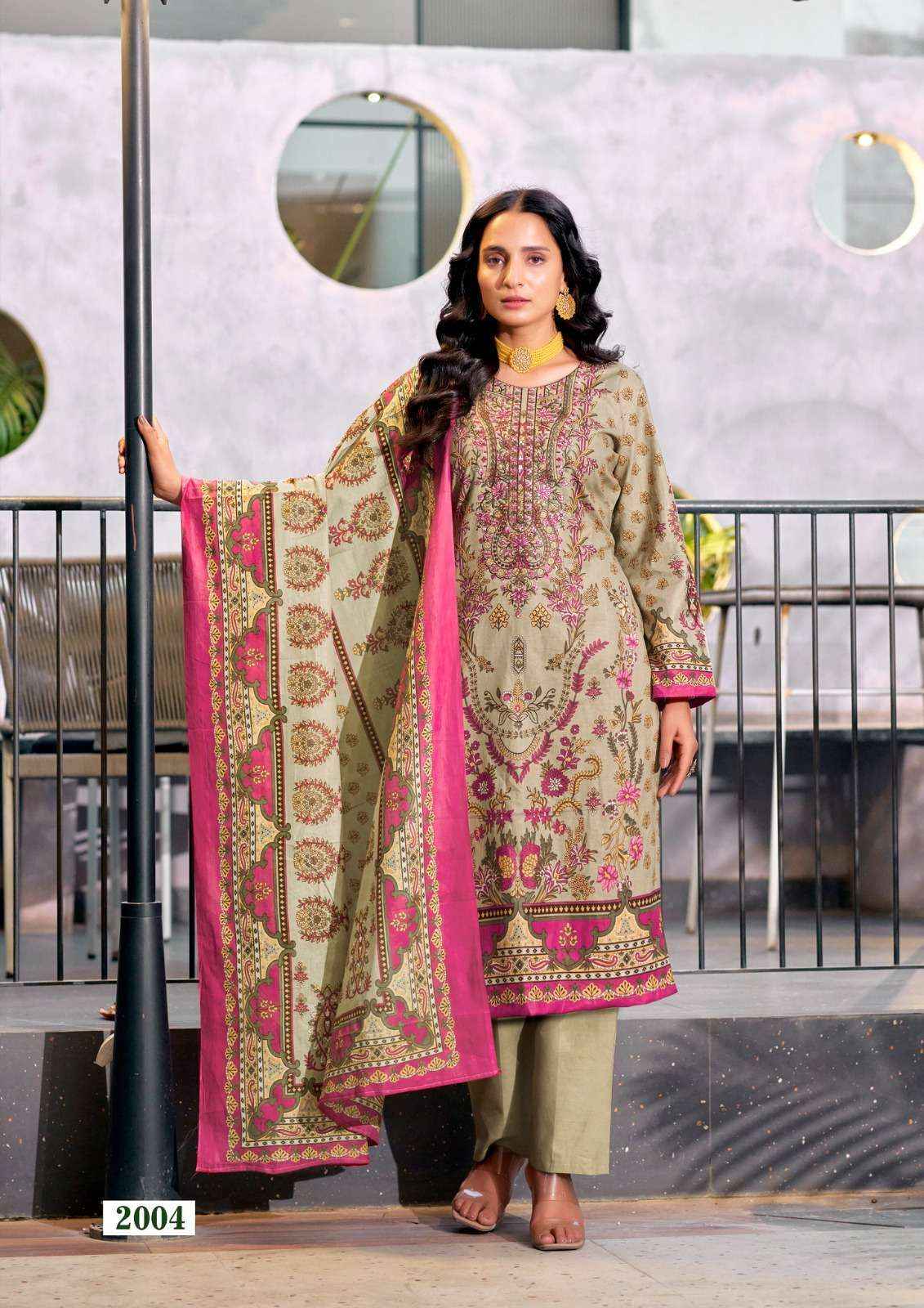 YASHIKA TRENDS NAYRA C WHOLESALE COTTON SALWAR KAMEEZ ( 8 PCS CATALOG )