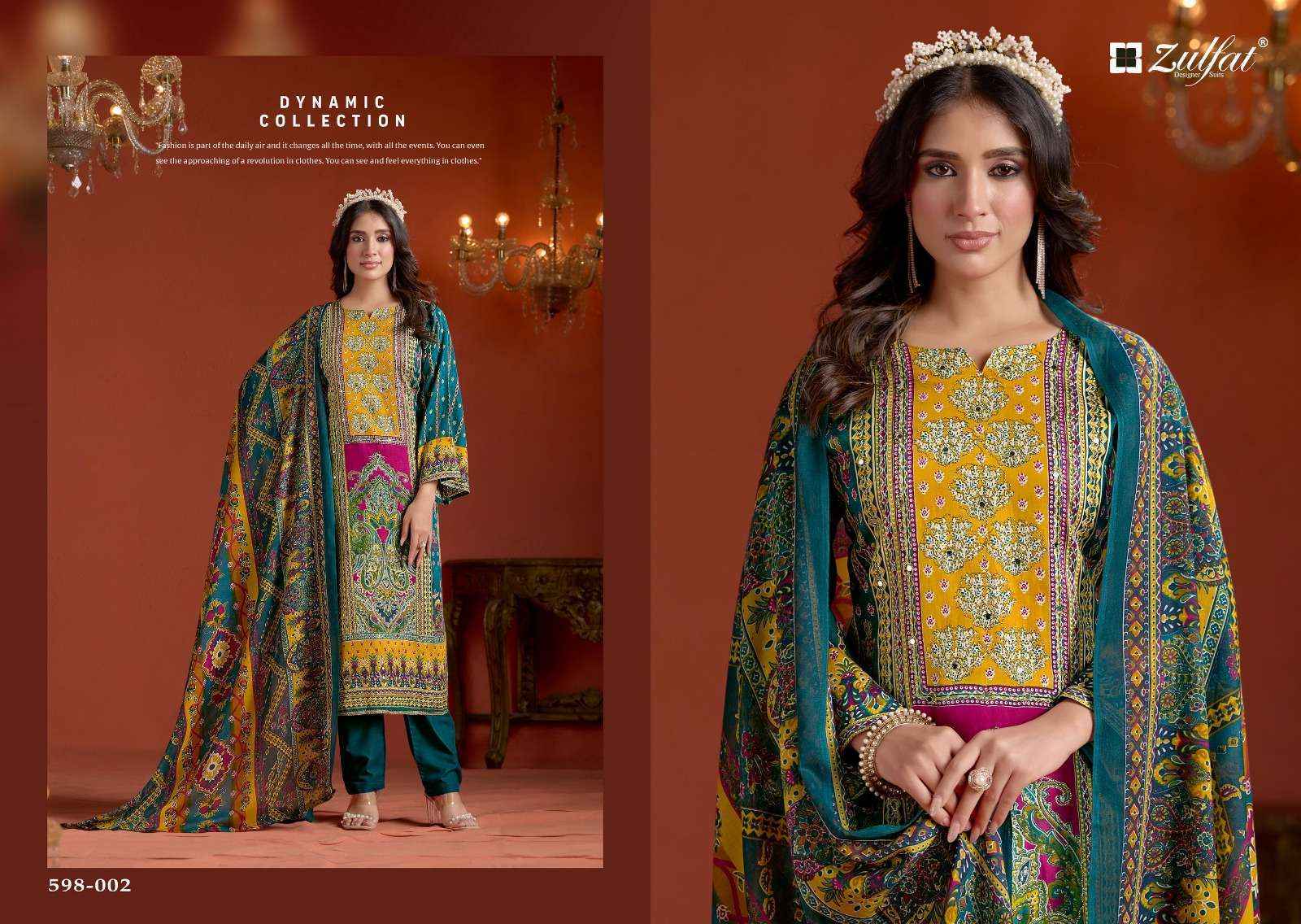 Zulfat Designer Sajni Vol 2 Jam Cotton salwar kameez wholesale price ( 6 pcs catalog )