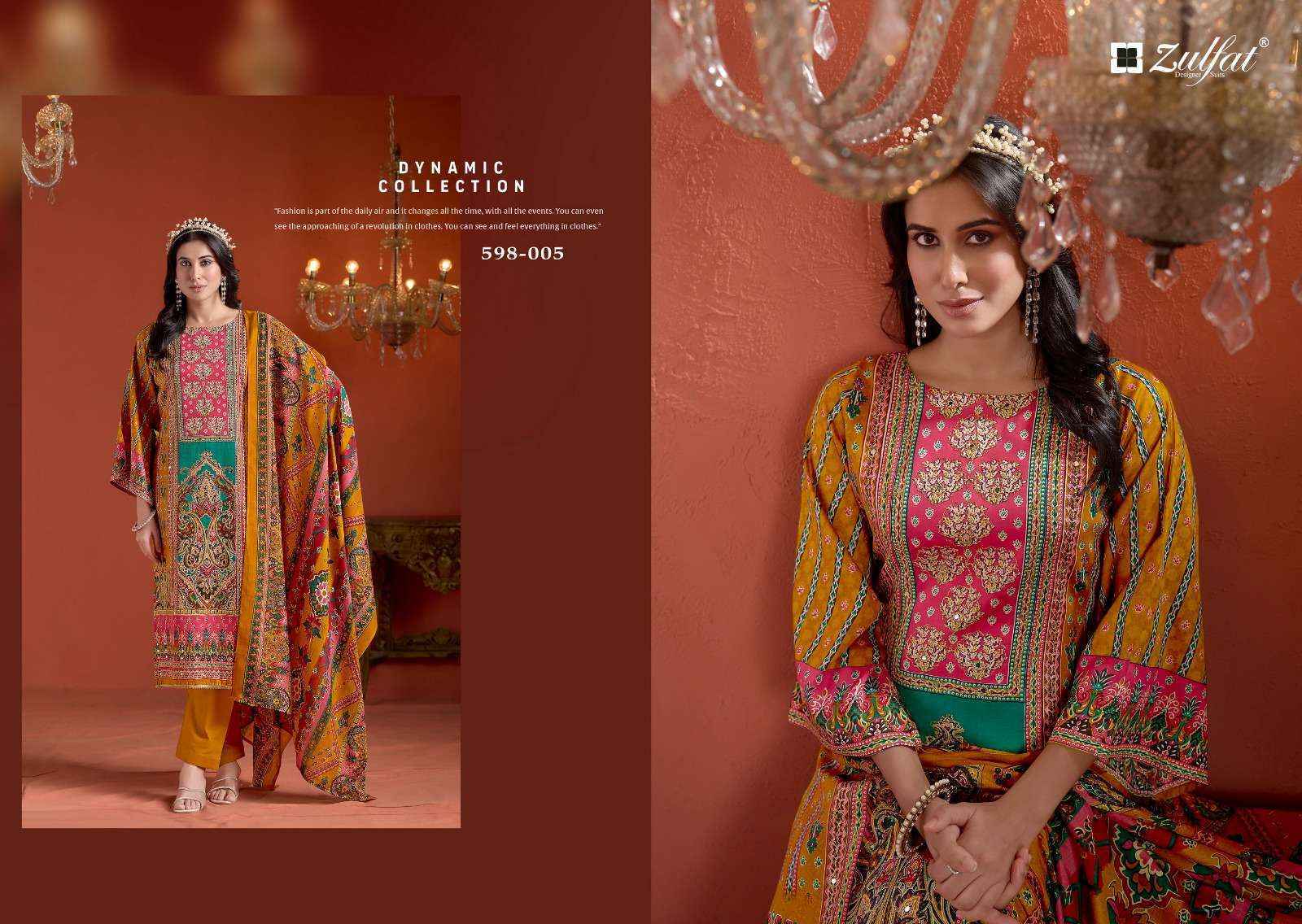 Zulfat Designer Sajni Vol 2 Jam Cotton salwar kameez wholesale price ( 6 pcs catalog )