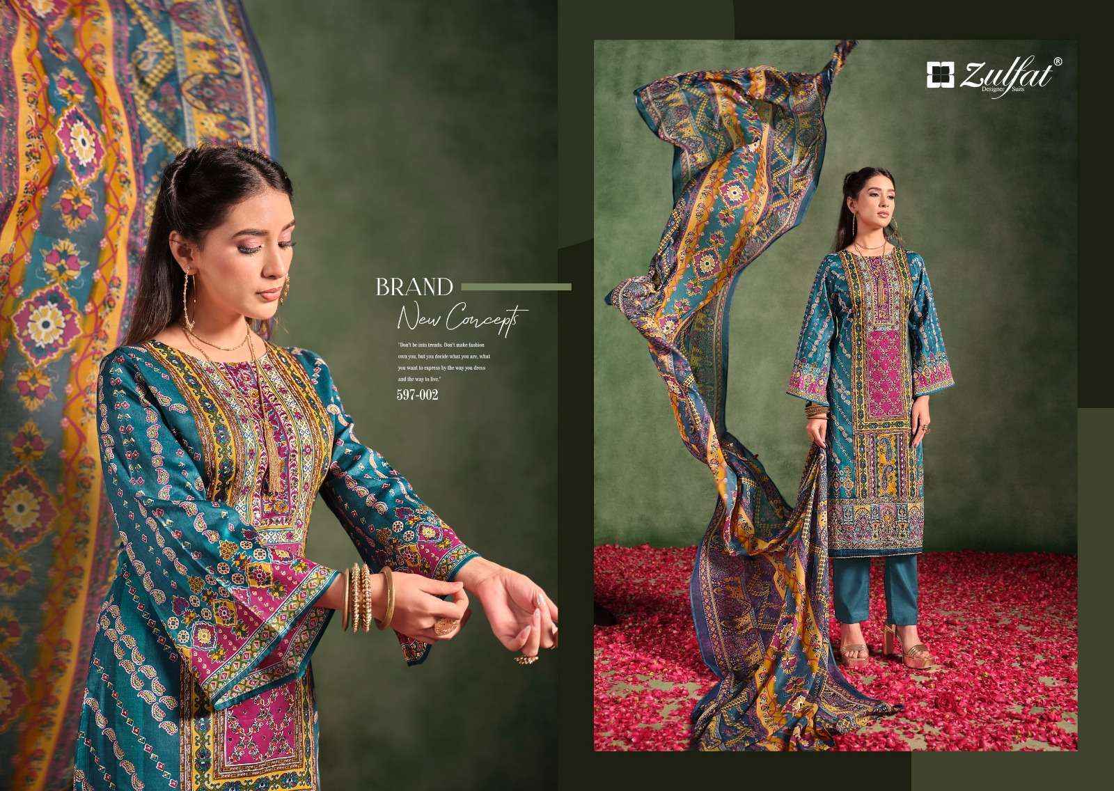 Zulfat Raabta Vol 2 Jam Cotton salwar kameez wholesale price ( 6 pcs catalog )