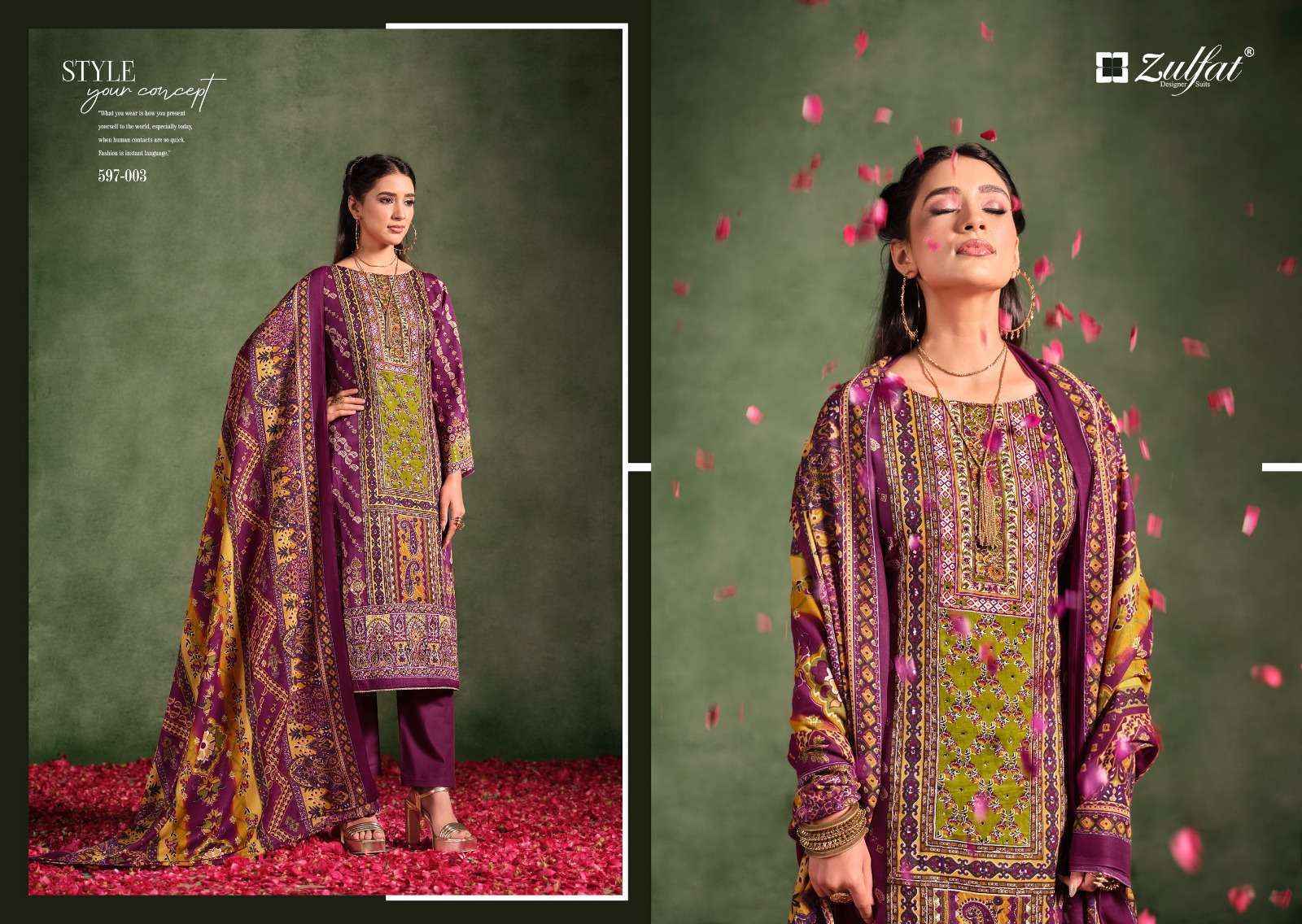 Zulfat Raabta Vol 2 Jam Cotton salwar kameez wholesale price ( 6 pcs catalog )