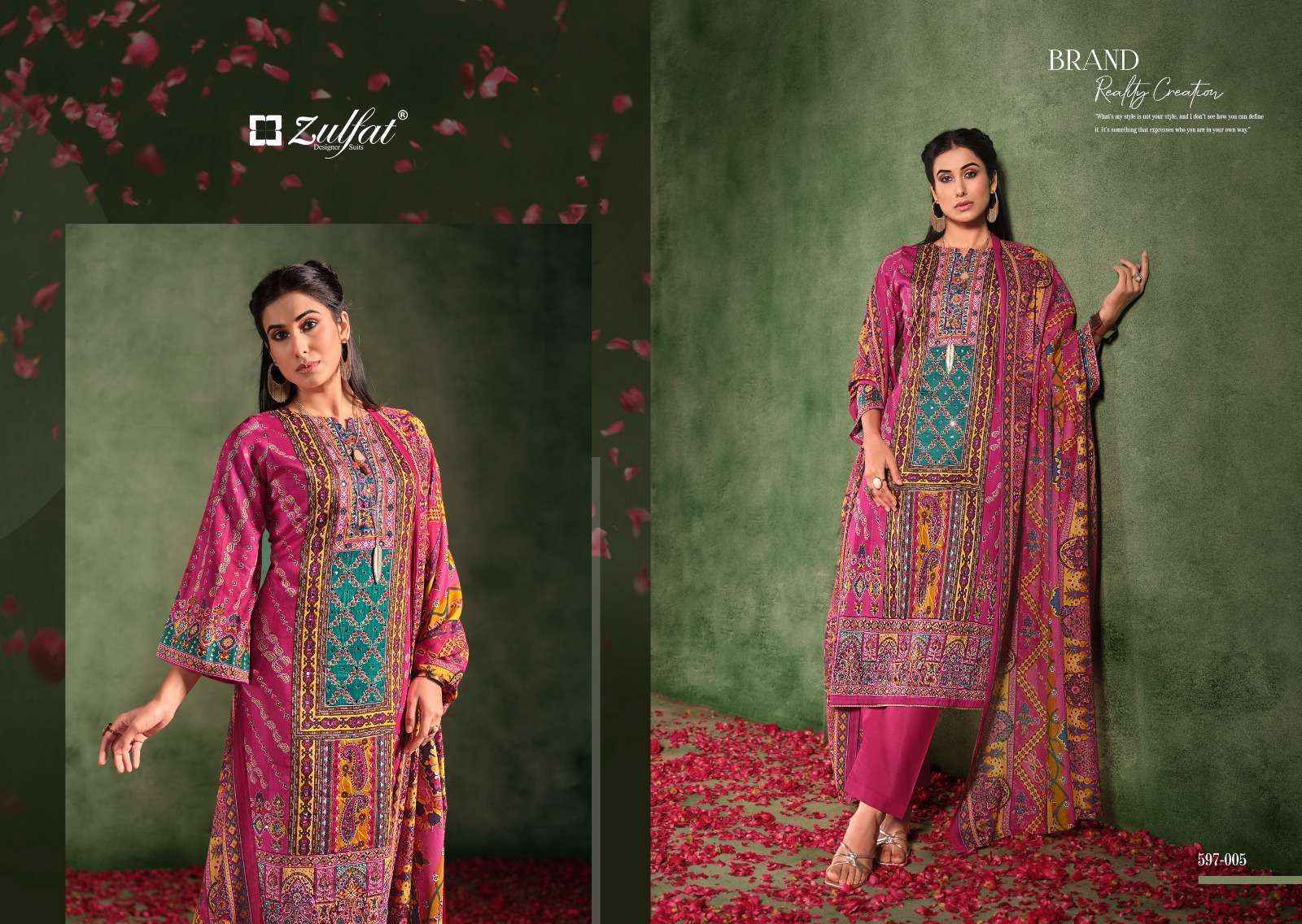 Zulfat Raabta Vol 2 Jam Cotton salwar kameez wholesale price ( 6 pcs catalog )