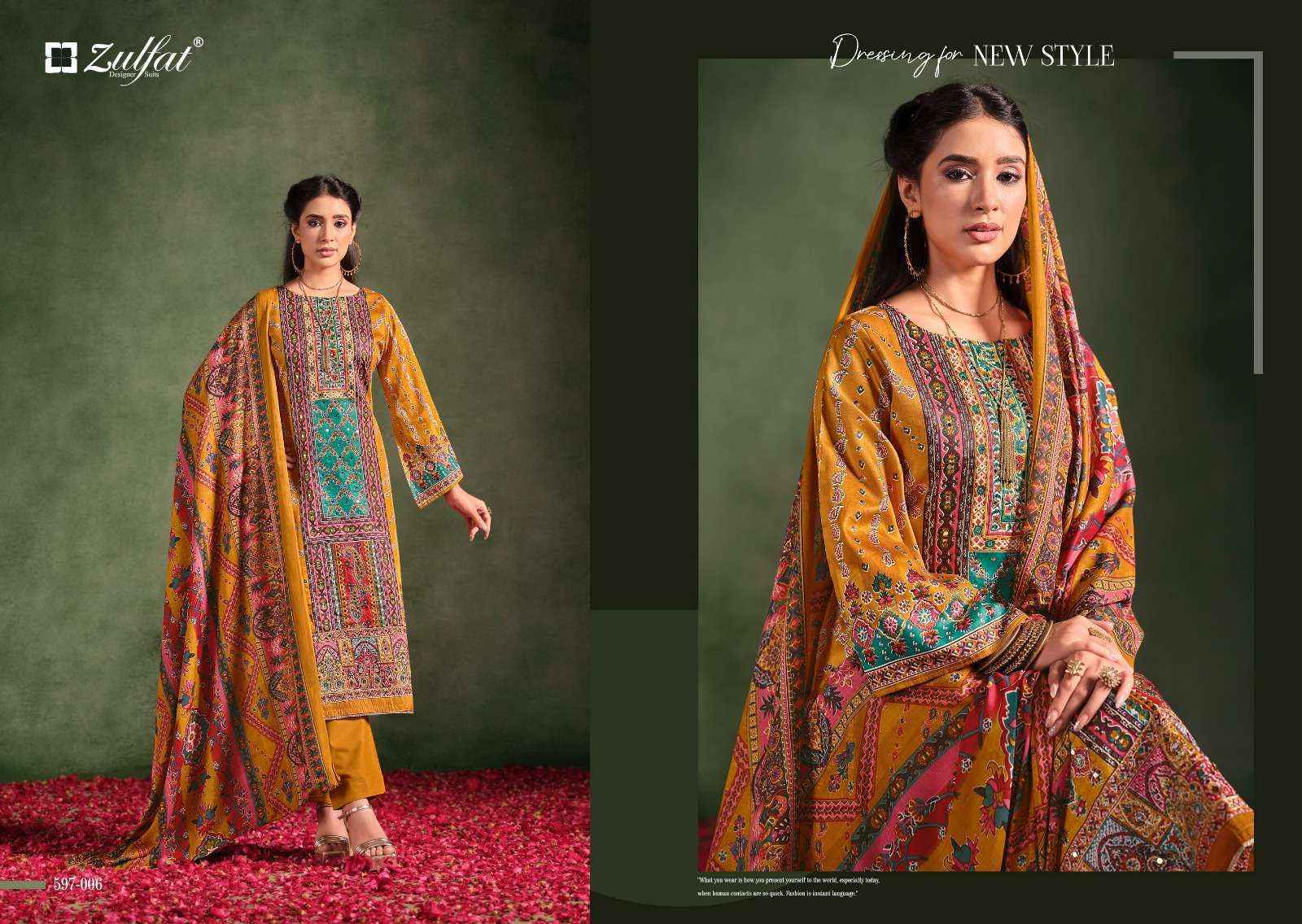 Zulfat Raabta Vol 2 Jam Cotton salwar kameez wholesale price ( 6 pcs catalog )