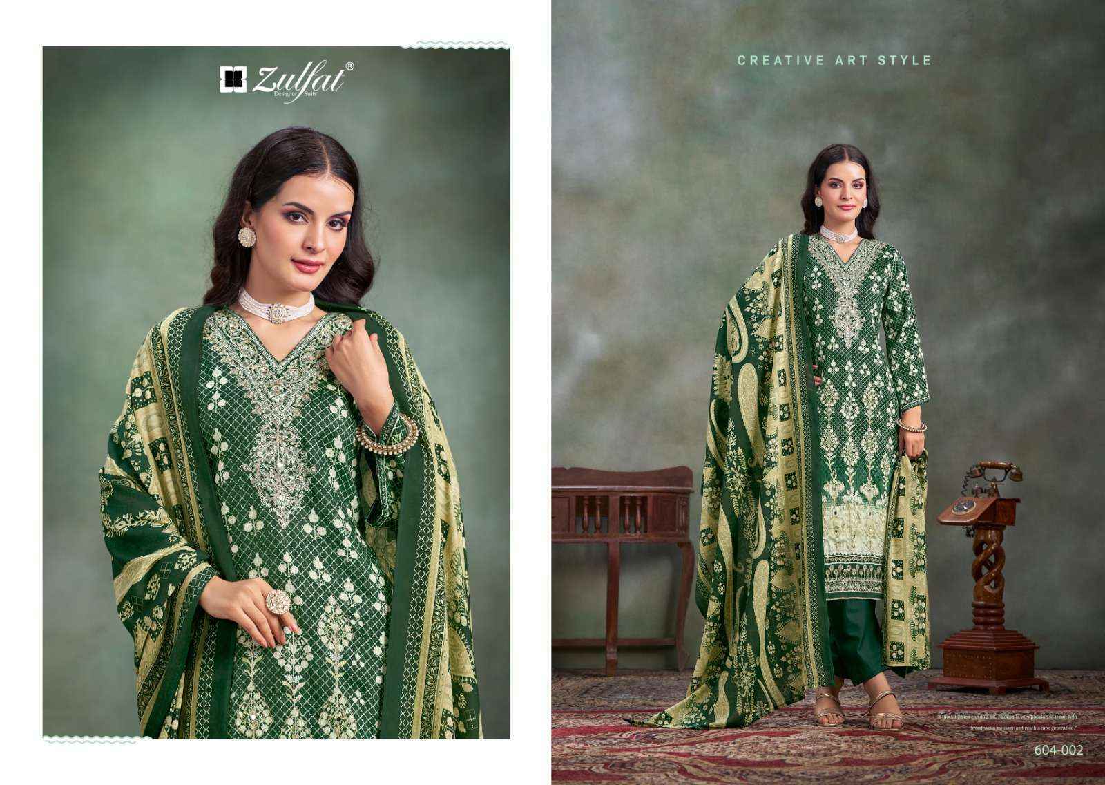 Zulfat Sangini Vol 3 Jam Cotton Salwar Kameez Wholesale Price ( 6 Pcs Catalog )