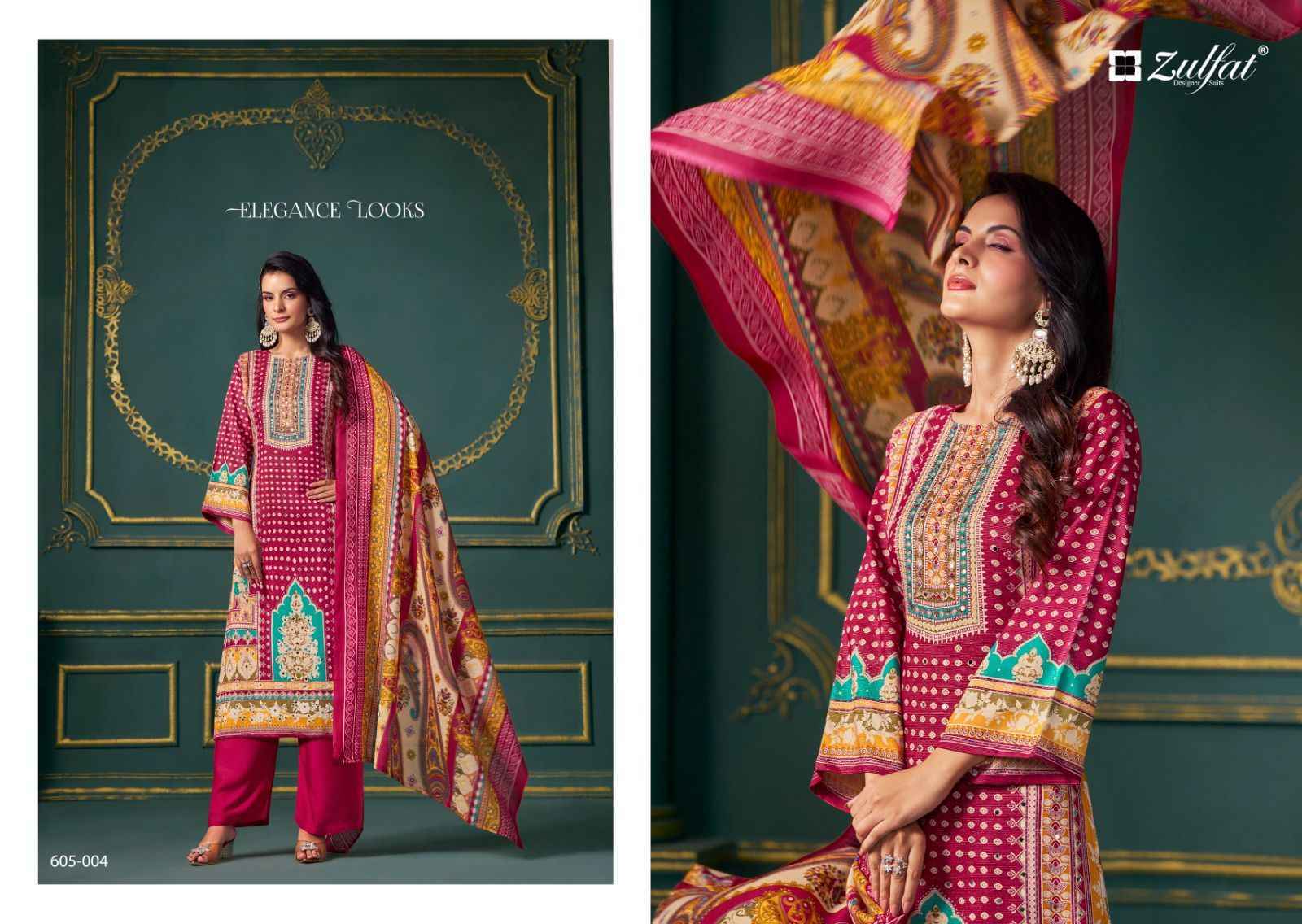 Zulfat Tisha Viscouse Reyon Salwar Kameez Wholesale Price ( 6 Pcs Catalog )