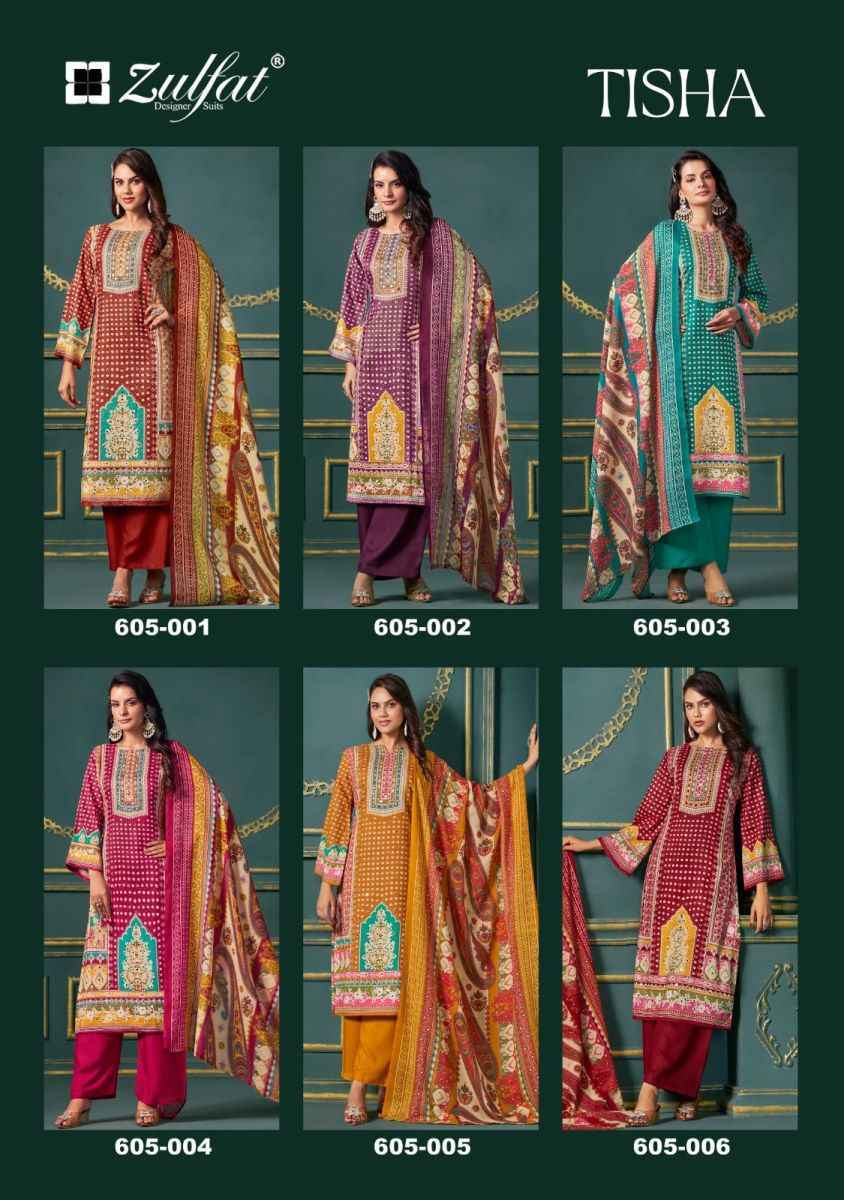 Zulfat Tisha Viscouse Reyon Salwar Kameez Wholesale Price ( 6 Pcs Catalog )