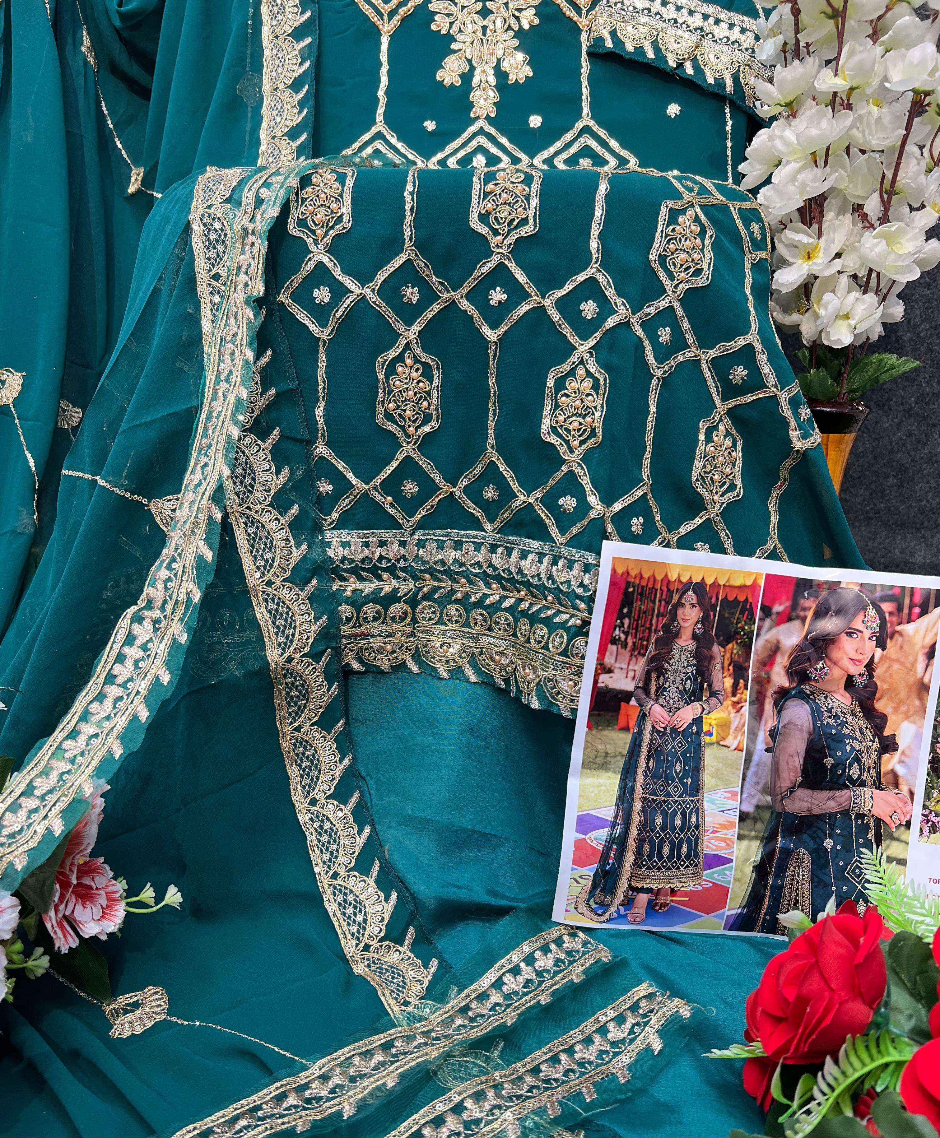 Al Khushbu Zahra Rubab Vol 3 Georgette Salwar Kameez Wholesale Price ( 3 Pcs Catalog )