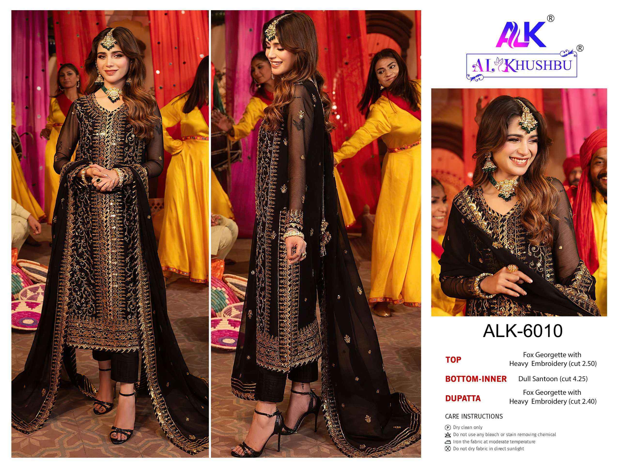 Al Khushbu Zahra Rubab Vol 3 Georgette Salwar Kameez Wholesale Price ( 3 Pcs Catalog )