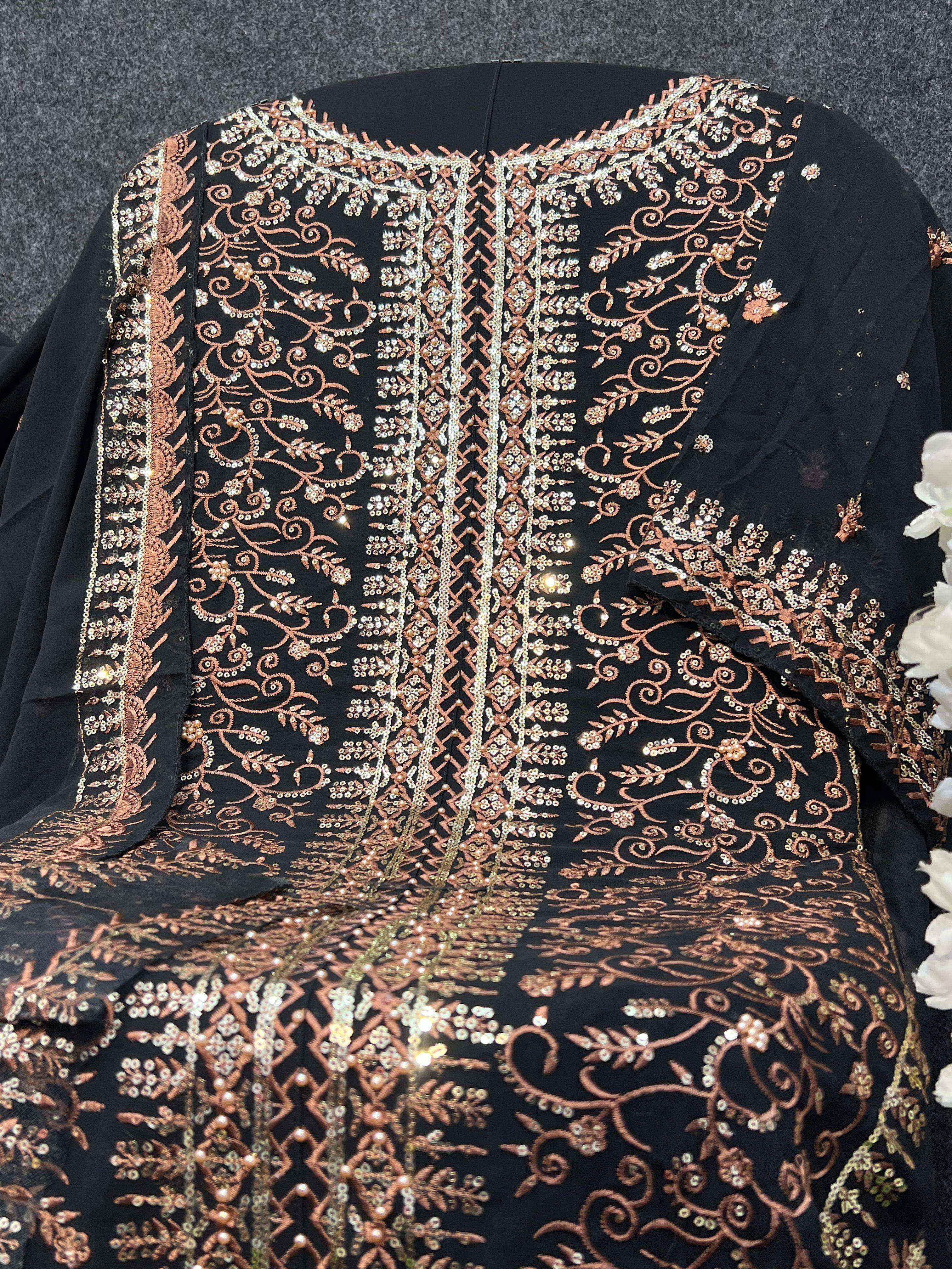 Al Khushbu Zahra Rubab Vol 3 Georgette Salwar Kameez Wholesale Price ( 3 Pcs Catalog )