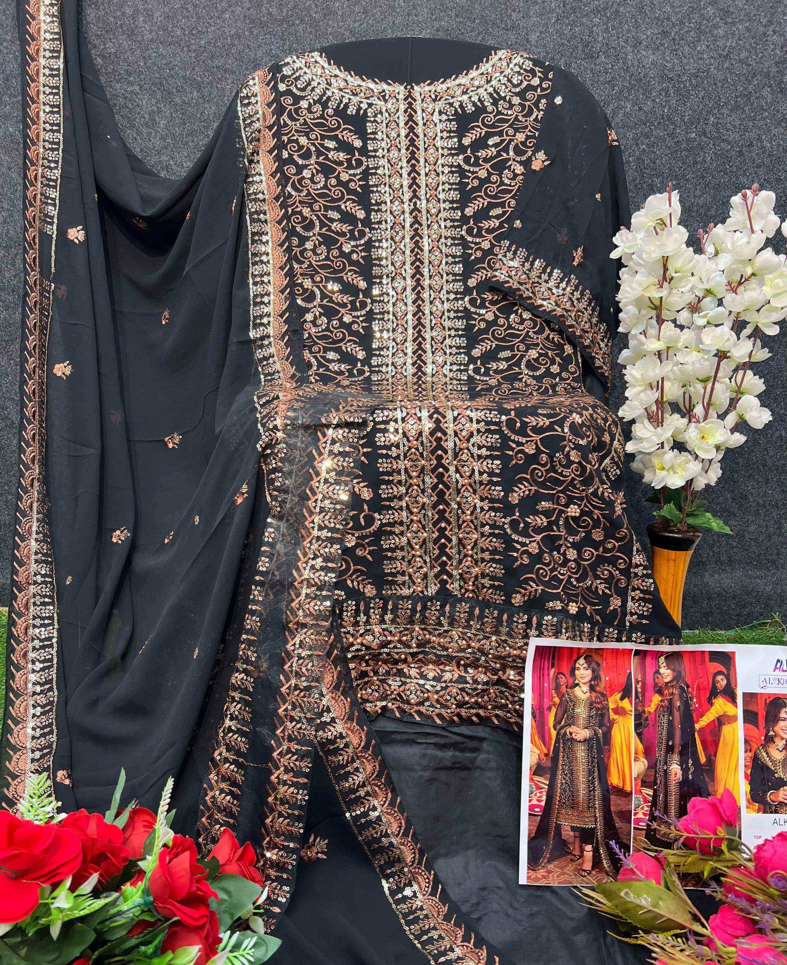 Al Khushbu Zahra Rubab Vol 3 Georgette Salwar Kameez Wholesale Price ( 3 Pcs Catalog )