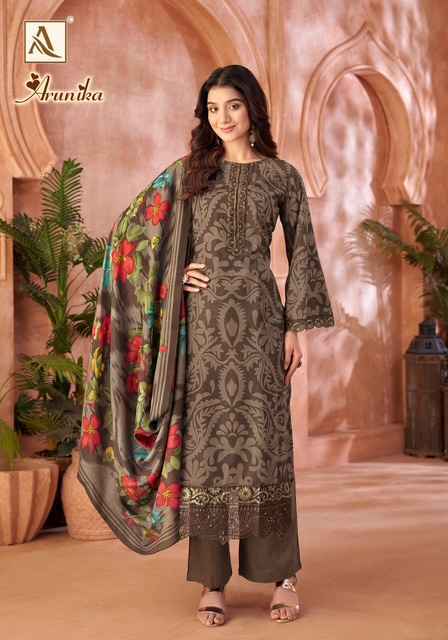 Alok Arunika Cambric Cotton Salwar Kameez Wholesale Price ( 6 Pcs Catalog )