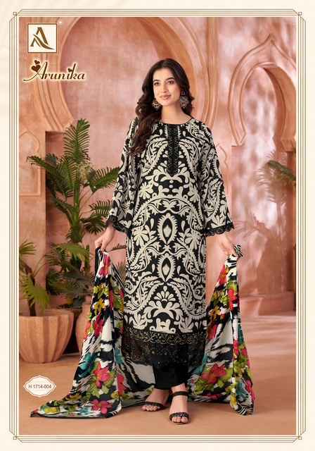 Alok Arunika Cambric Cotton Salwar Kameez Wholesale Price ( 6 Pcs Catalog )