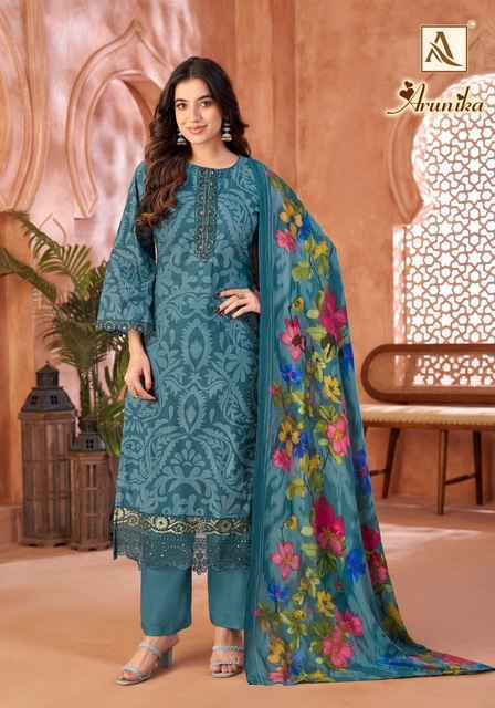 Alok Arunika Cambric Cotton Salwar Kameez Wholesale Price ( 6 Pcs Catalog )